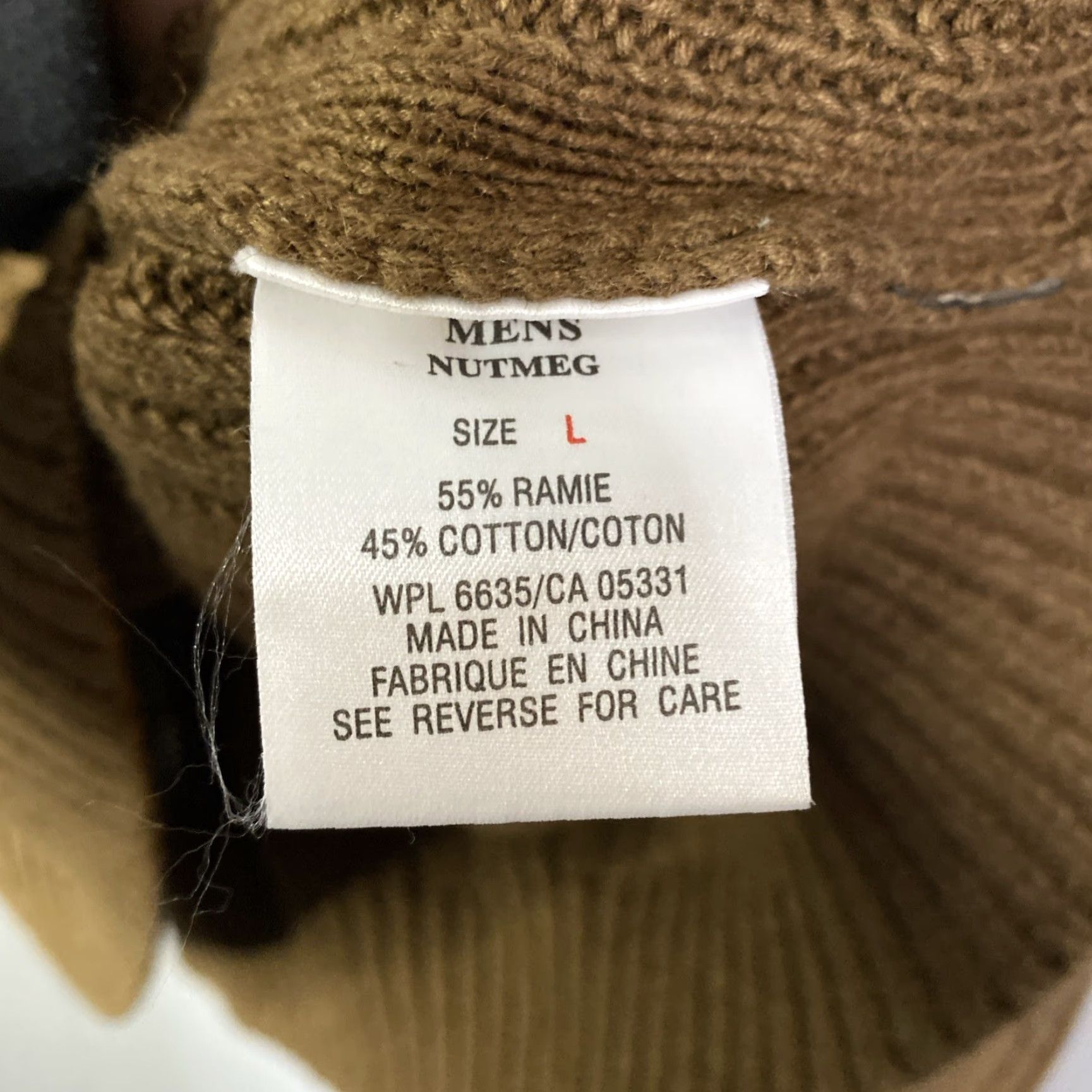 Vintage VINTAGE Woolrich Nutmeg Mens Fisherman Cable-Knit Chunky Sweater L 25x29 Knit Pullover Crew Neck Long Sleeve Brown 90s Classic Preppy Mens Size US L / EU 52-54 / 3 - 2 Thumbnail