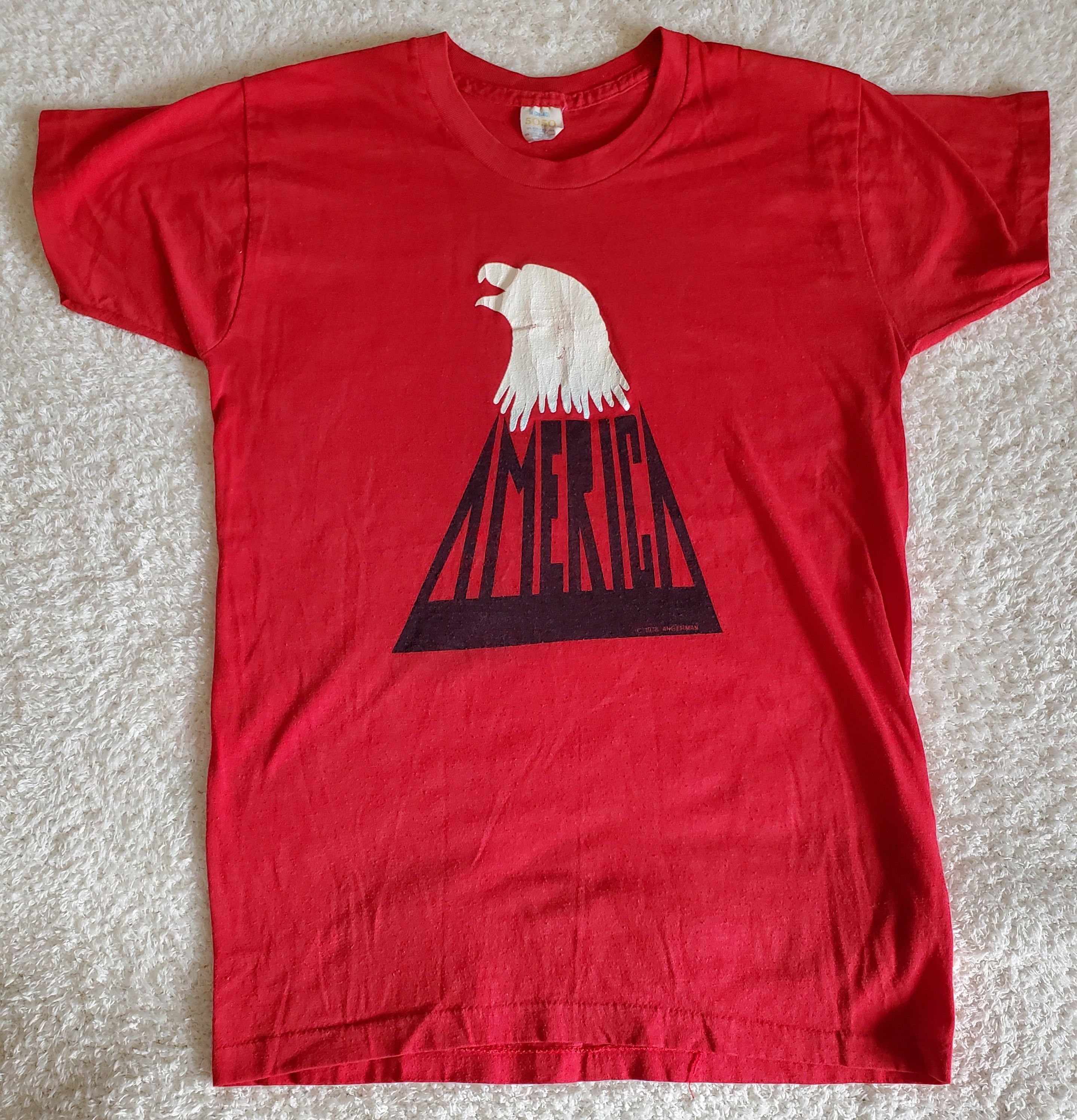 Vintage Vintage America Eagle 70s 1978 Single-stitch Size US M / EU 48-50 / 2 - 1 Thumbnail