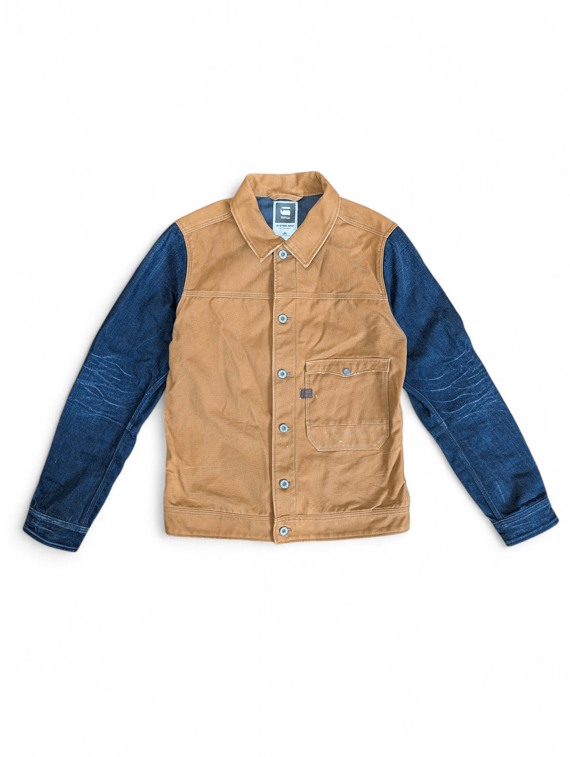 G-Star G-STAR Hunter Mix Slim Jkt Workwear Canvas Denim Jacket Size US L / EU 52-54 / 3 - 1 Thumbnail