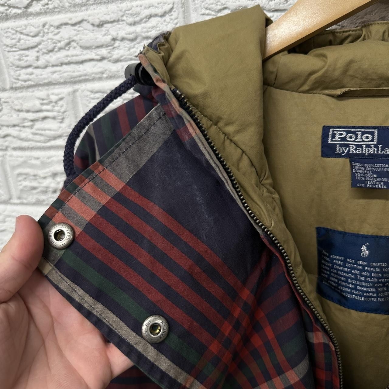 Polo Ralph Lauren × Vintage RARE Polo Ralph Lauren Plaid Goode Down Puffer Jacket Small Size US S / EU 44-46 / 1 - 8 Thumbnail