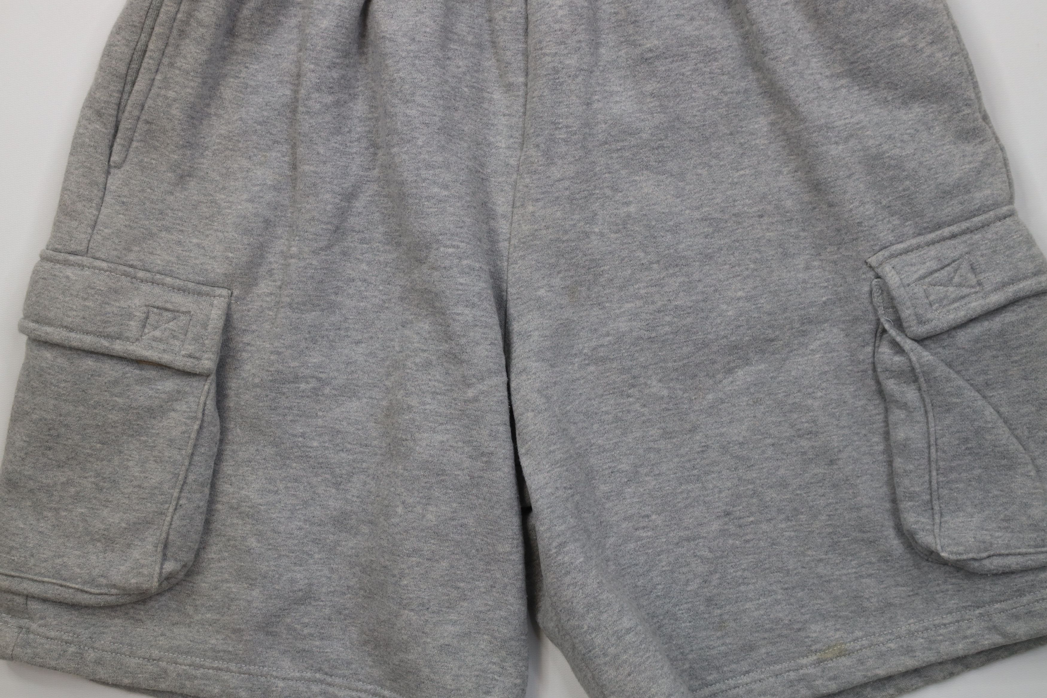 Vintage Vintage 90s Y2K Streetwear Blank Sweatpants Cargo Shorts Size US 36 / EU 52 - 3 Thumbnail