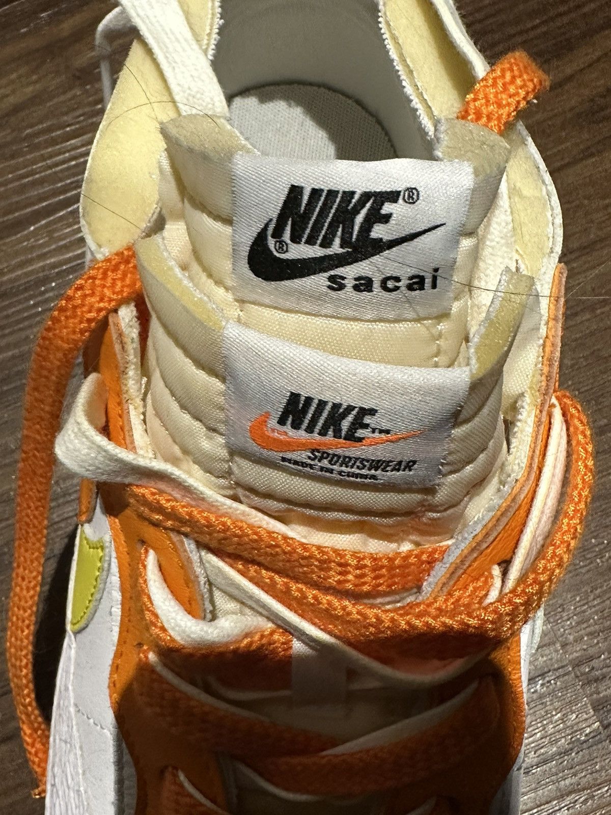 Nike × Sacai Nike Blazer Low x Sacai Magma Orange Size US 10 / EU 43 - 3 Thumbnail