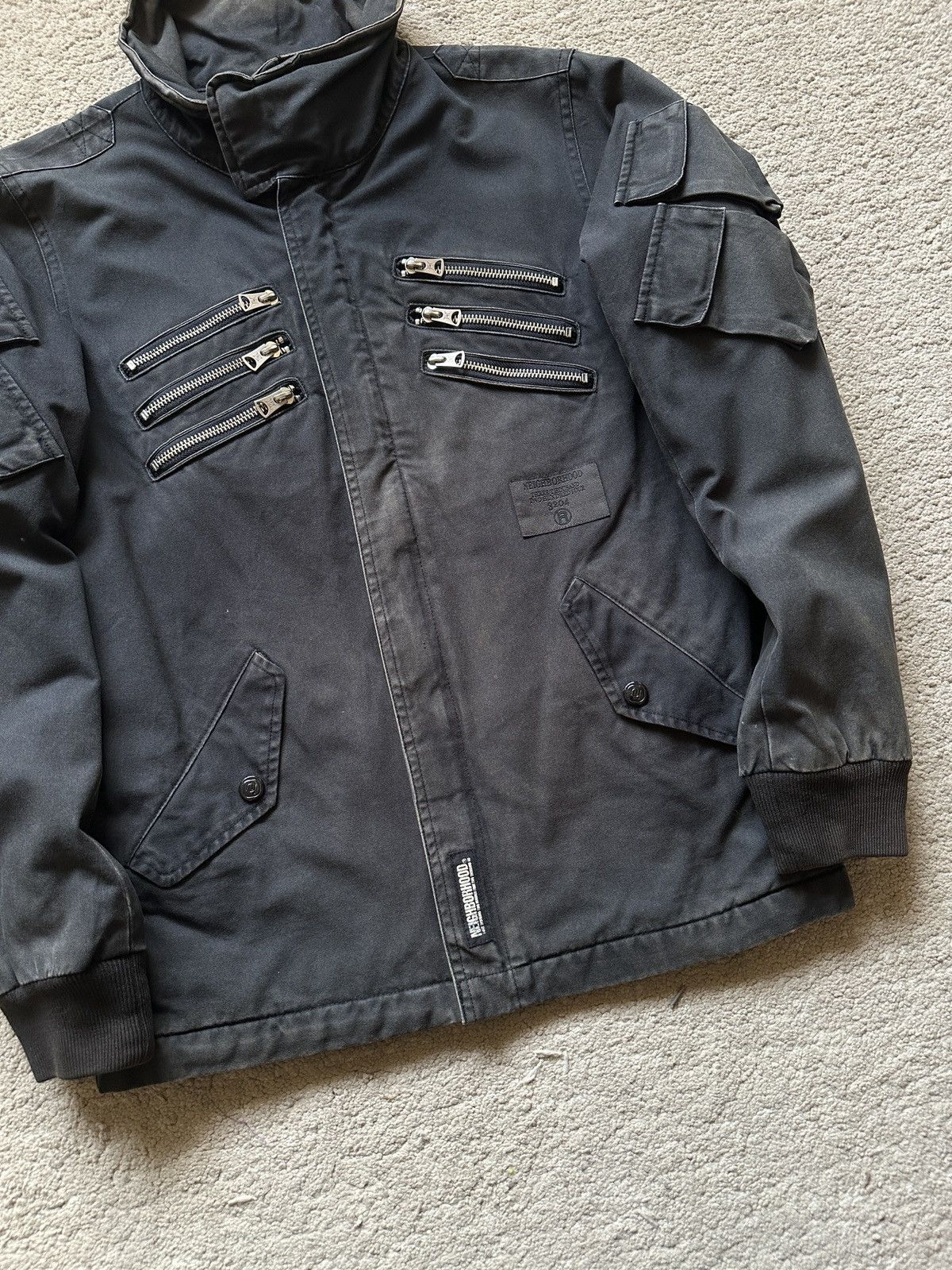 Neighborhood AW2002 Neighbourhood Multi Zipper Sun Faded Jacket Size US S / EU 44-46 / 1 - 5 Thumbnail
