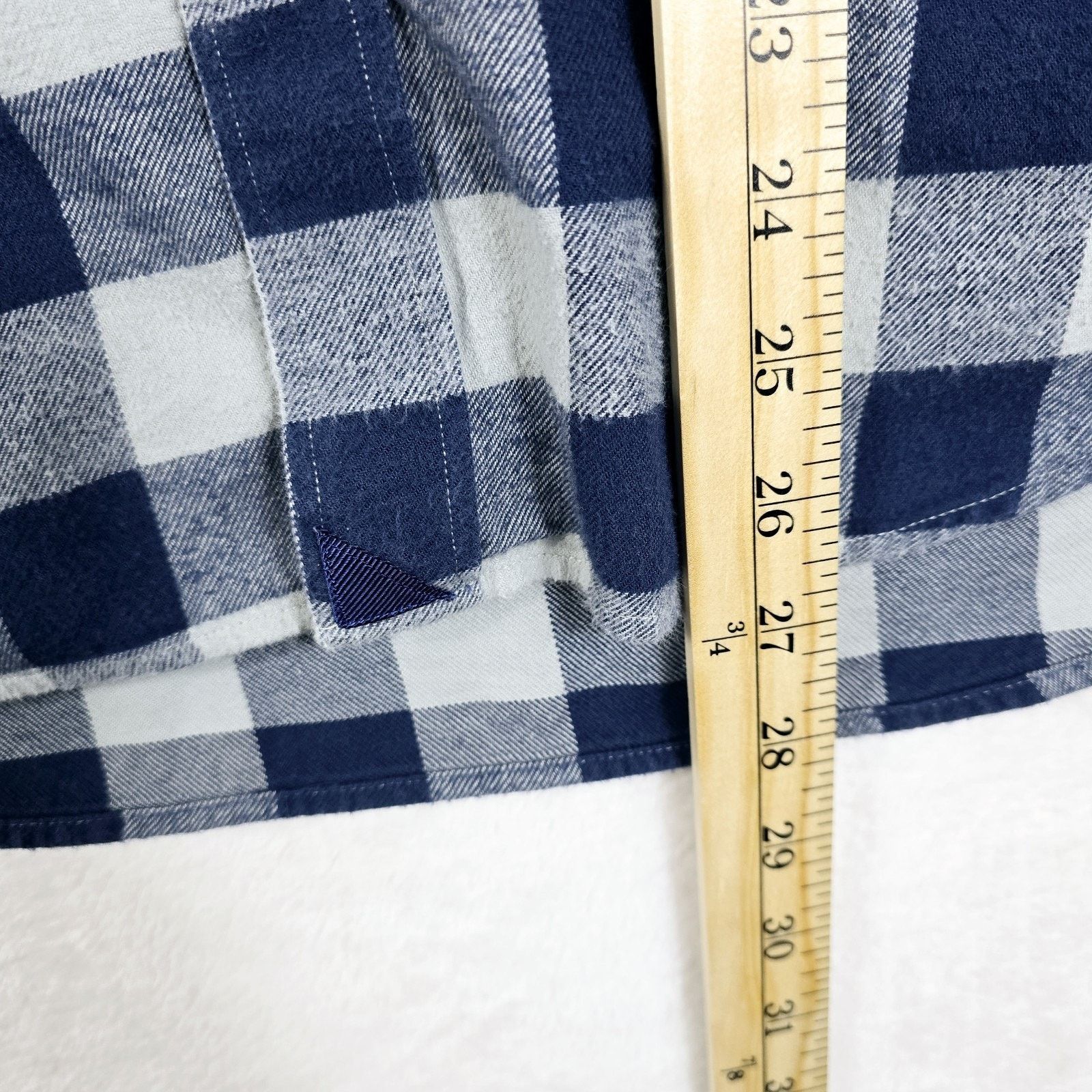 UNTUCKit UNTUCKit Shirt Large Blue Slim Fit Men’s Plaid Flannel Size US L / EU 52-54 / 3 - 10 Thumbnail