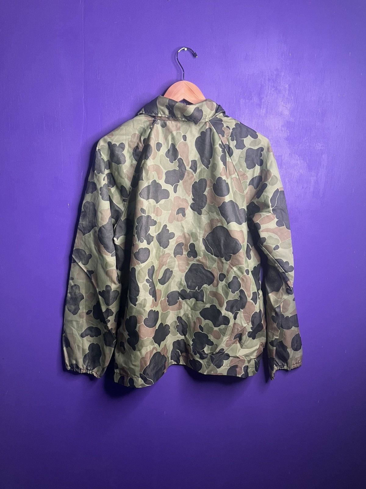Vintage Vintage 80s Camo essential zip up windbreaker jacket Size US L / EU 52-54 / 3 - 2 Thumbnail