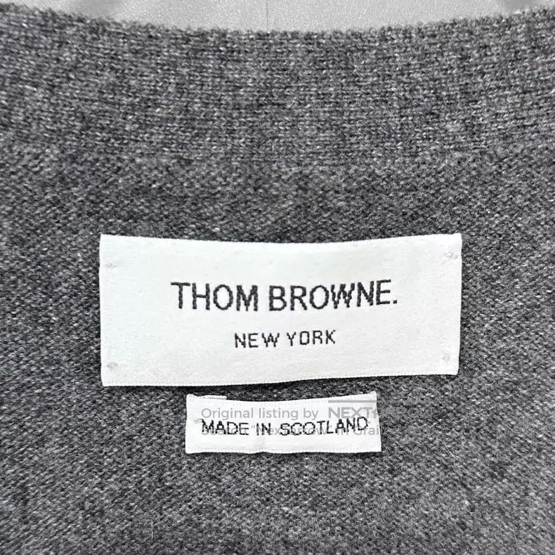 Thom Browne Thom Browne Deep Gray Cashmere Cardigan Size US XS / EU 42 / 0 - 4 Thumbnail