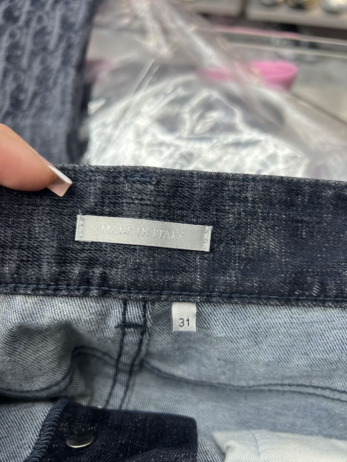 Dior Dior Oblique Jacquard Denim Jeans Size US 31 - 6 Thumbnail