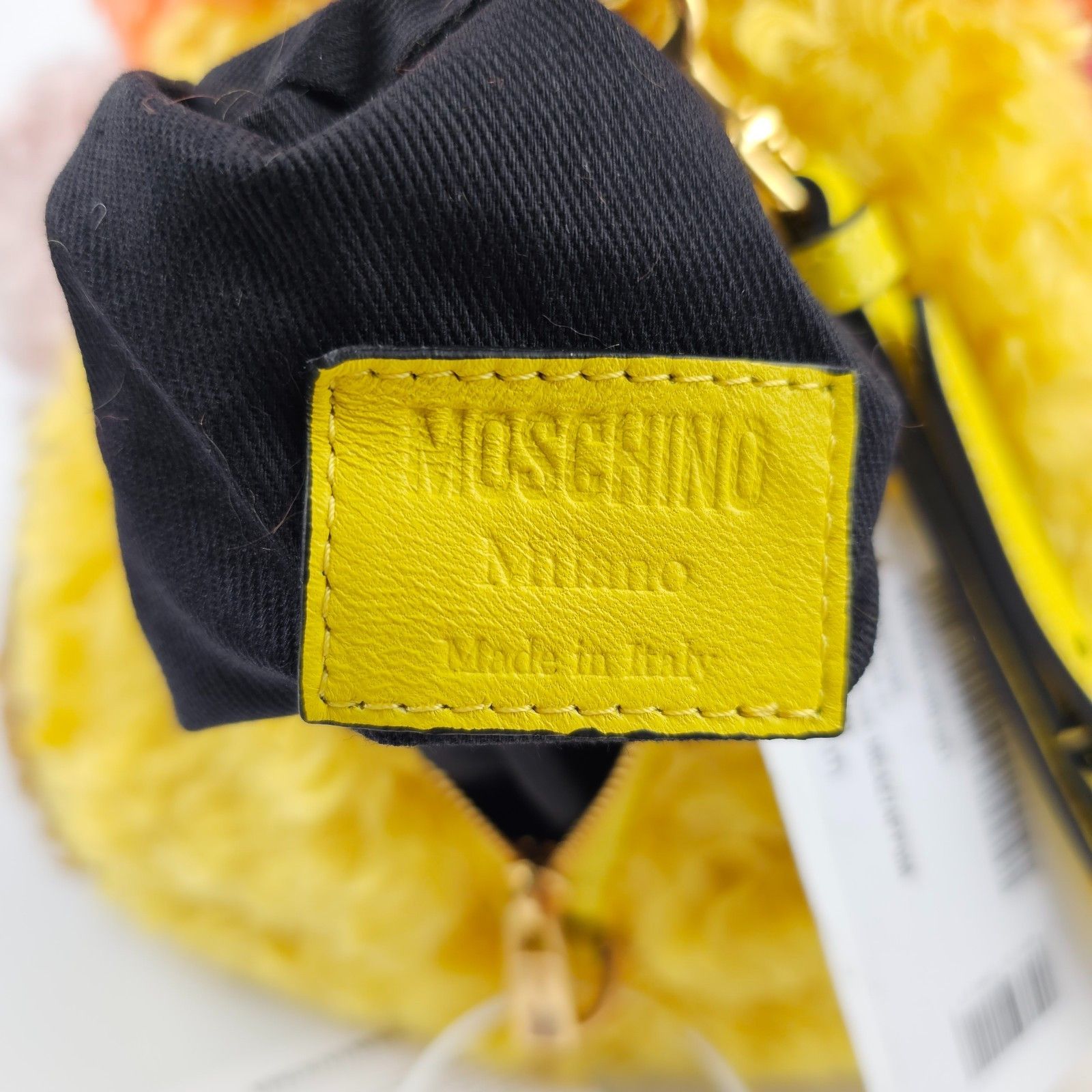 Moschino MOSCHINO Bear Multicolor Wool Clutch New & Authentic Size ONE SIZE - 5 Thumbnail