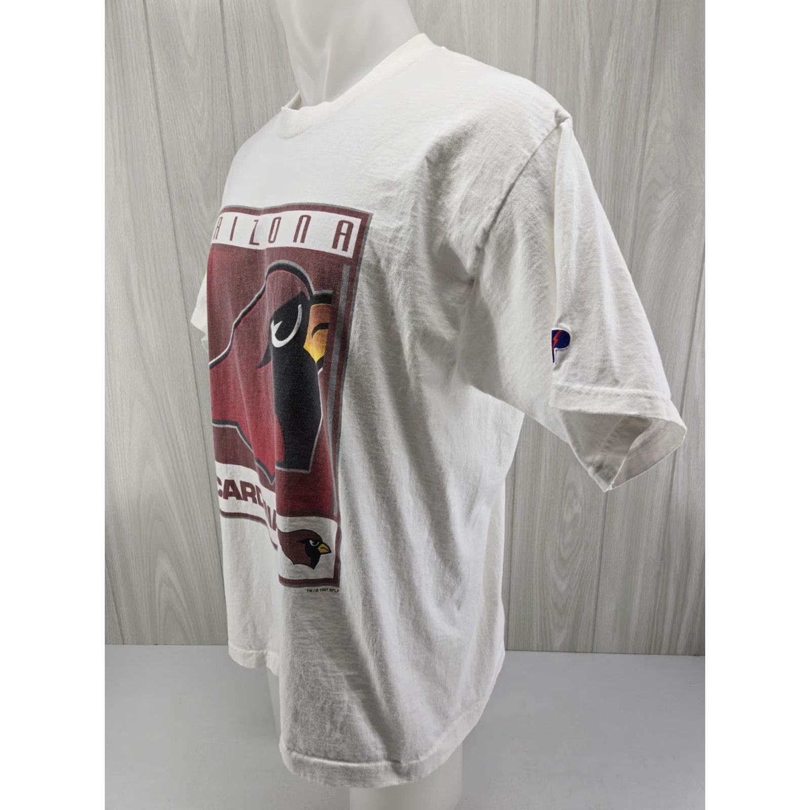 Pro Player VINTAGE Pro Player Football Graphic Tee White XL Arizona Cardinals Shirt Men Size US XL / EU 56 / 4 - 5 Thumbnail