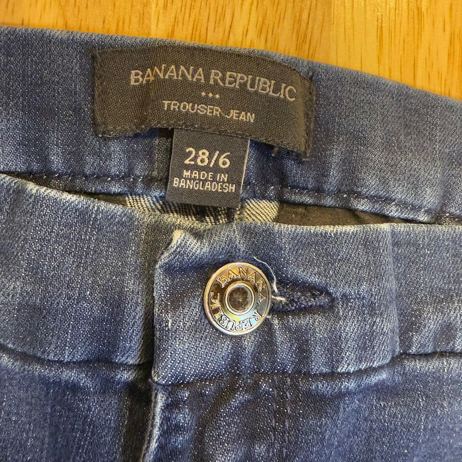 Banana Republic Banana Republic Contoured Trouser Jean size 6 Size 28" / US 6 / IT 42 - 3 Thumbnail