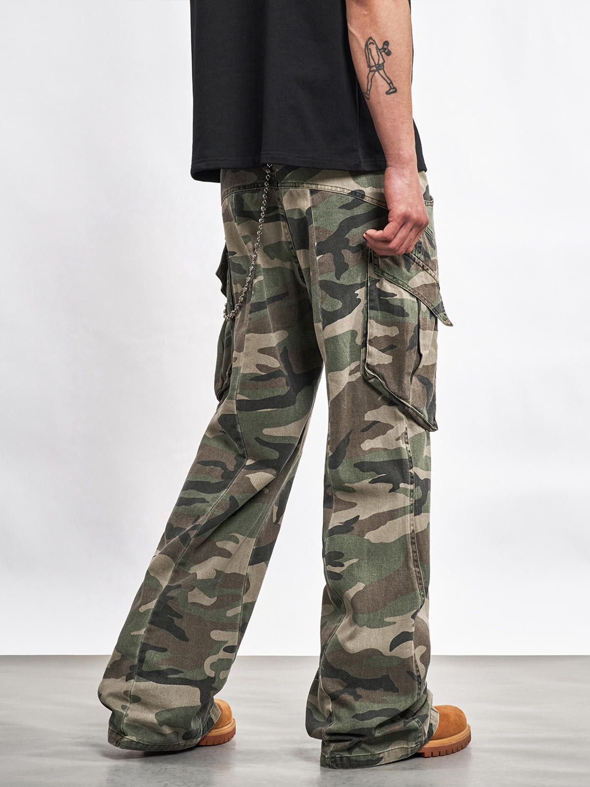 Vintage Cargo Pants Wide Leg Pants Size US 32 / EU 48 - 3 Thumbnail