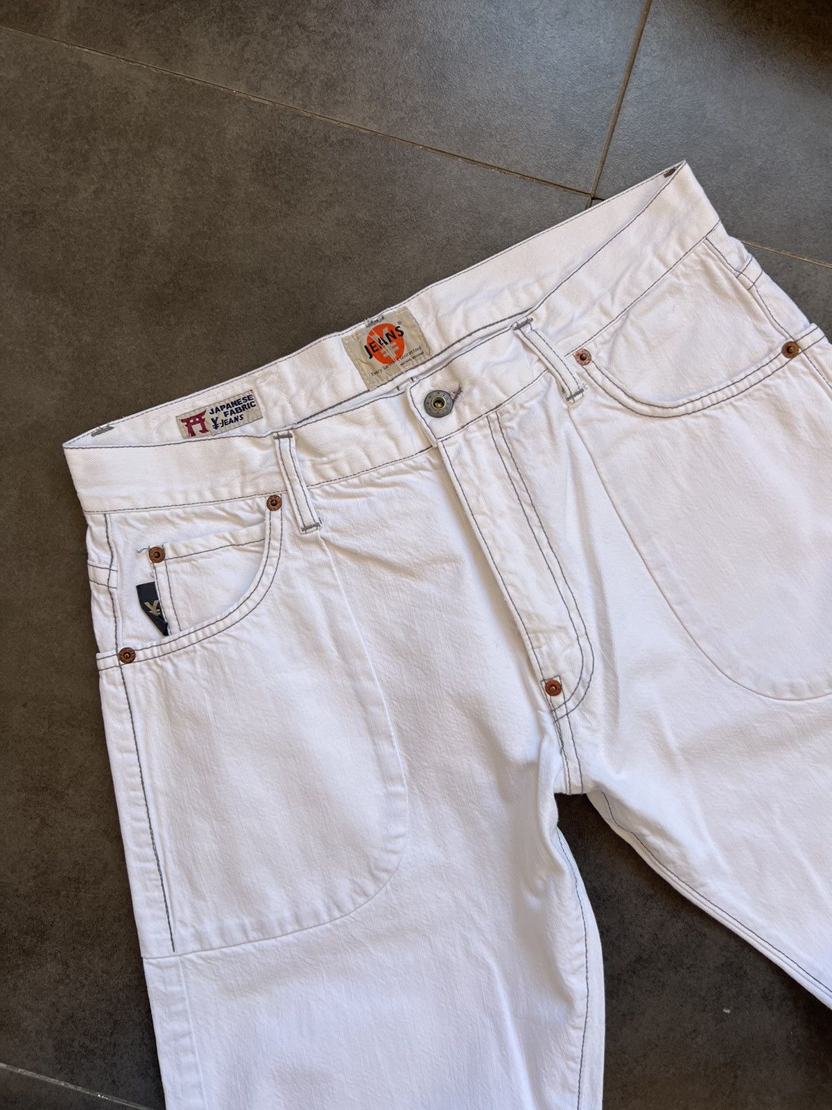 Japanese Brand YEN MICHIKO KOSHINO LONDON JEANS FLARE Size US 32 / EU 48 - 8 Thumbnail