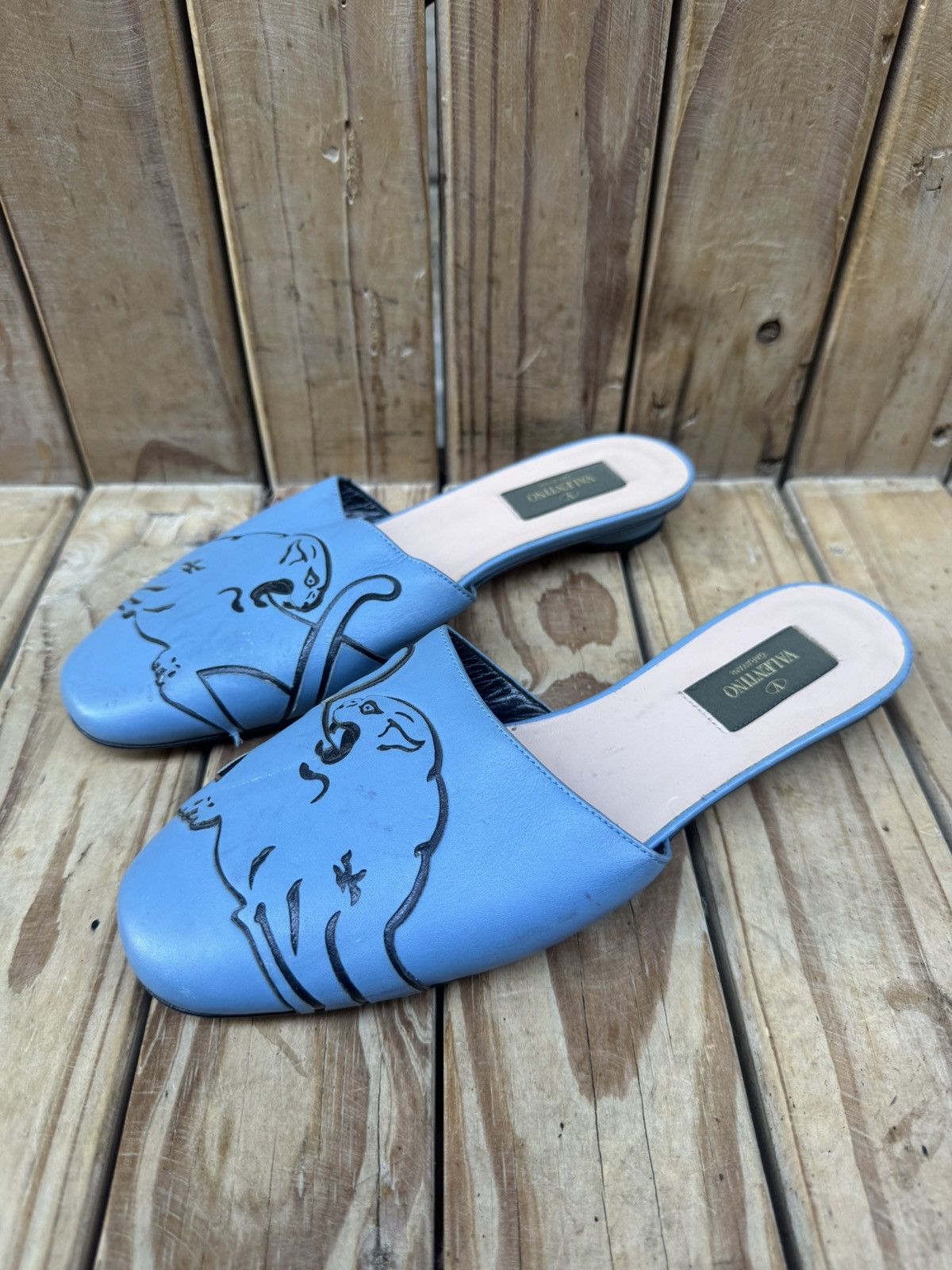 Valentino Valentino Garavani blue women’s Mules sz EUR 36.5 US 6.5 Size US 6.5 / IT 36.5 - 1 Thumbnail