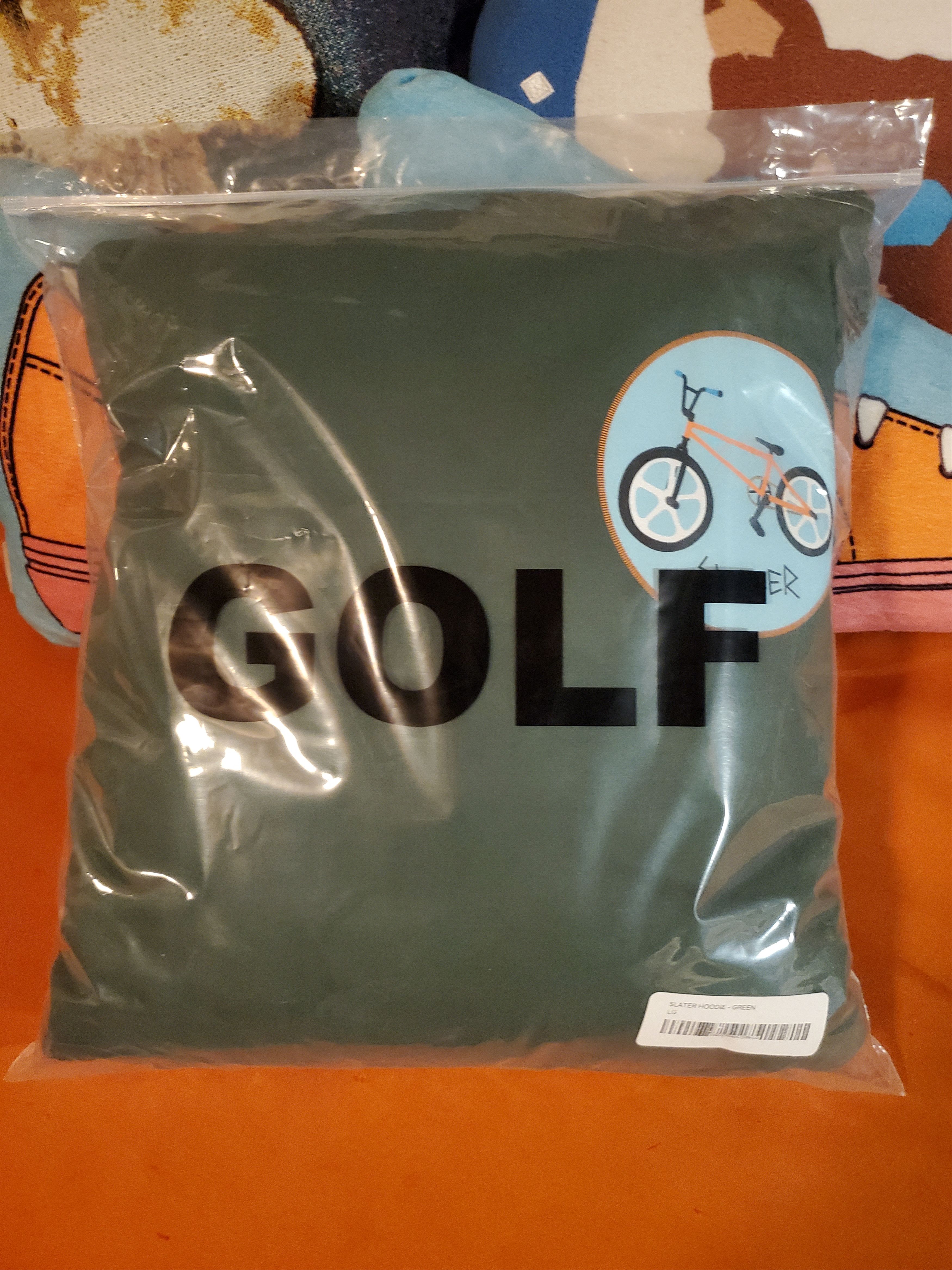 image of Golf Wang Slater Hoodie in Green, Men's (Size Large)
