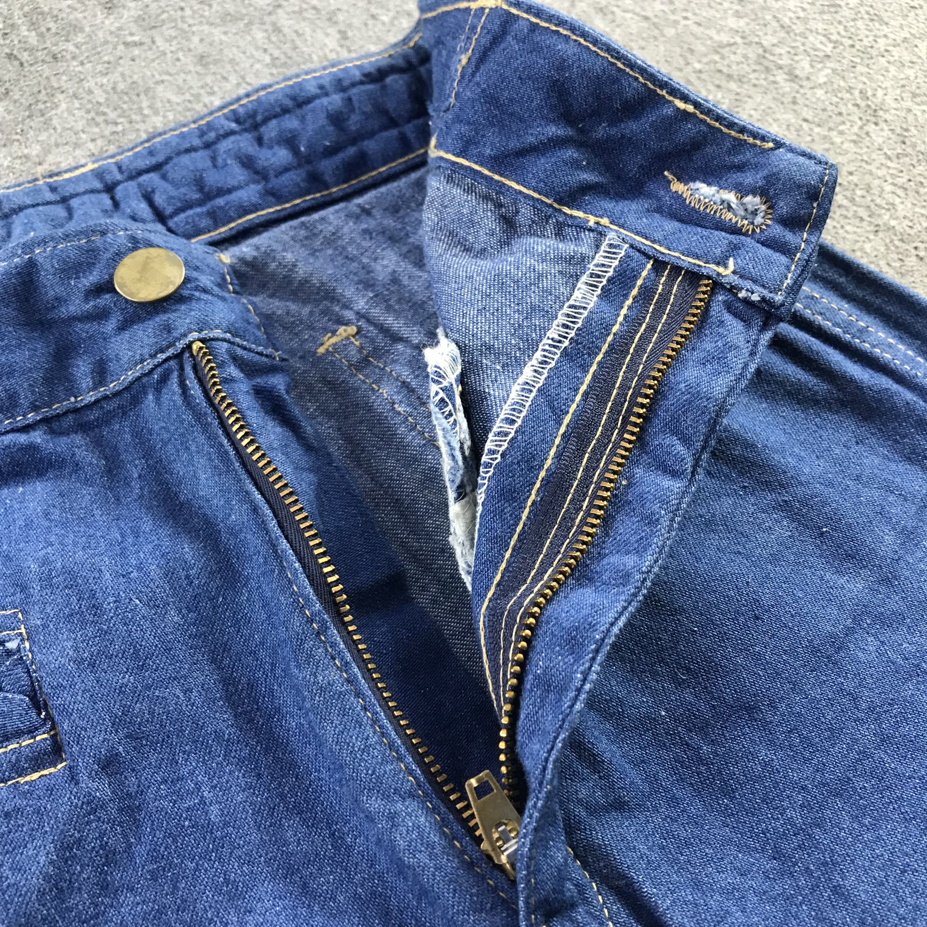Japanese Brand Vintage Thomaston Flare Jeans Bell Bottom Denim KJ3389 Size 23" - 7 Thumbnail