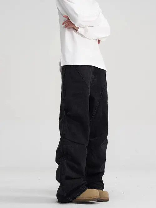 VIBE High street deconstructed design micro flare jeans Size US 34 / EU 50 - 8 Thumbnail