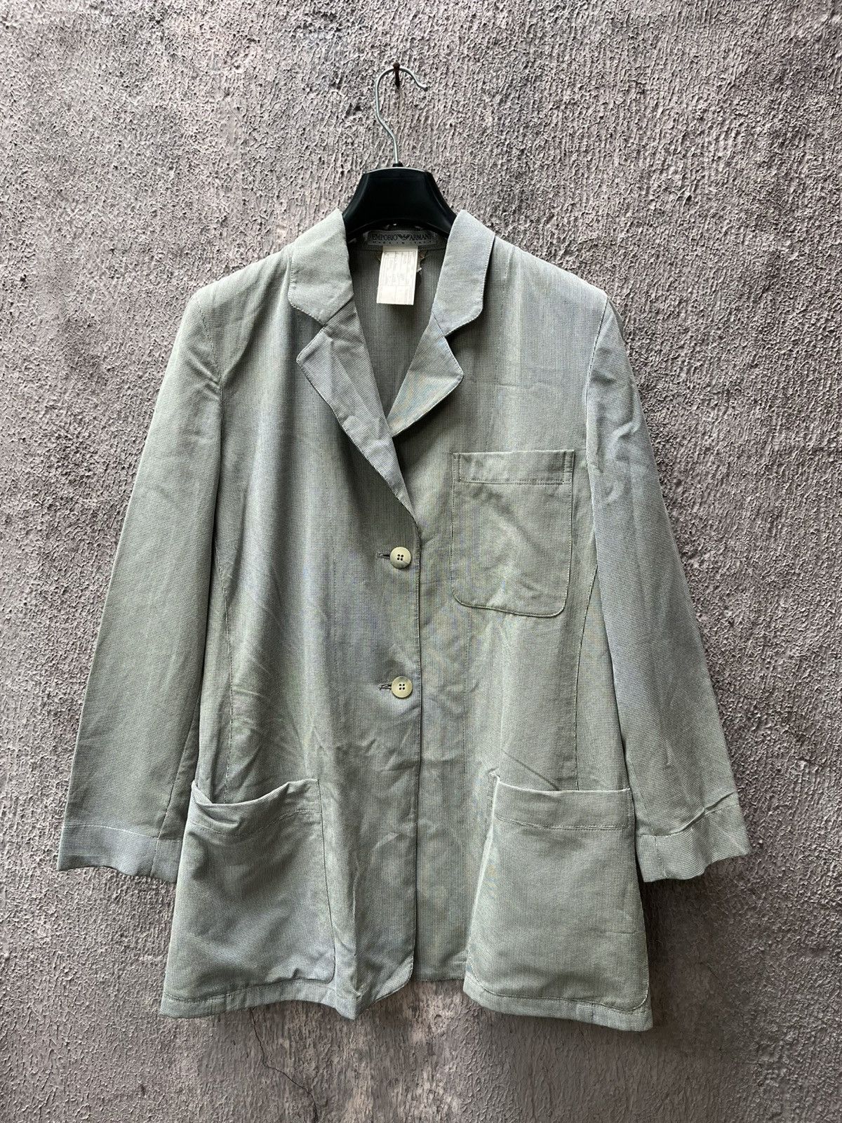 Emporio Armani Vintage Emperio Armani Grey Size 40R - 1 Thumbnail