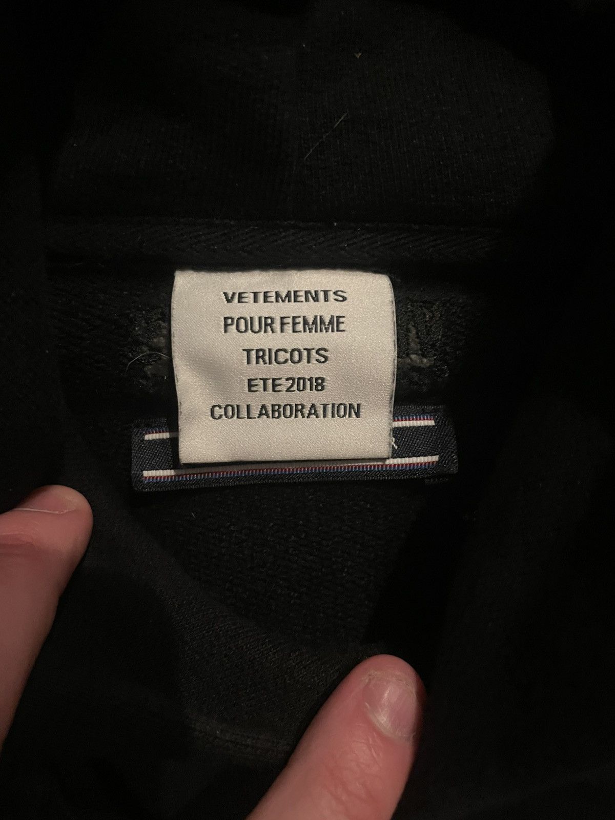Tommy Hilfiger × Vetements Vetements x Tommy Double Sleeve Hoodie in Black Size US L / EU 52-54 / 3 - 3 Thumbnail