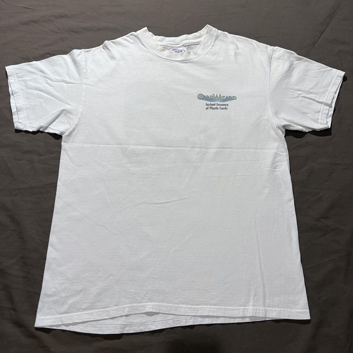 Microsoft Vintage 90s CARDWIZARD SOFTWARE Promo Tee Computer Size US L / EU 52-54 / 3 - 9 Thumbnail