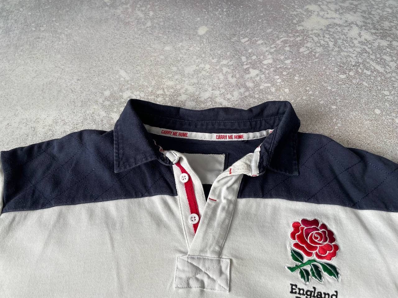 Vintage Vintage 90s England Rugby League Polo Big Logo Y2K Rare Size US L / EU 52-54 / 3 - 4 Thumbnail