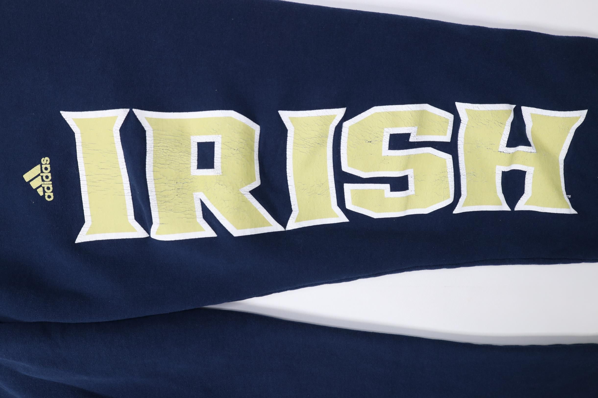 Adidas Vintage Y2K Adidas Notre Dame University Wide Leg Sweatpants Size US 40 / EU 56 - 5 Thumbnail