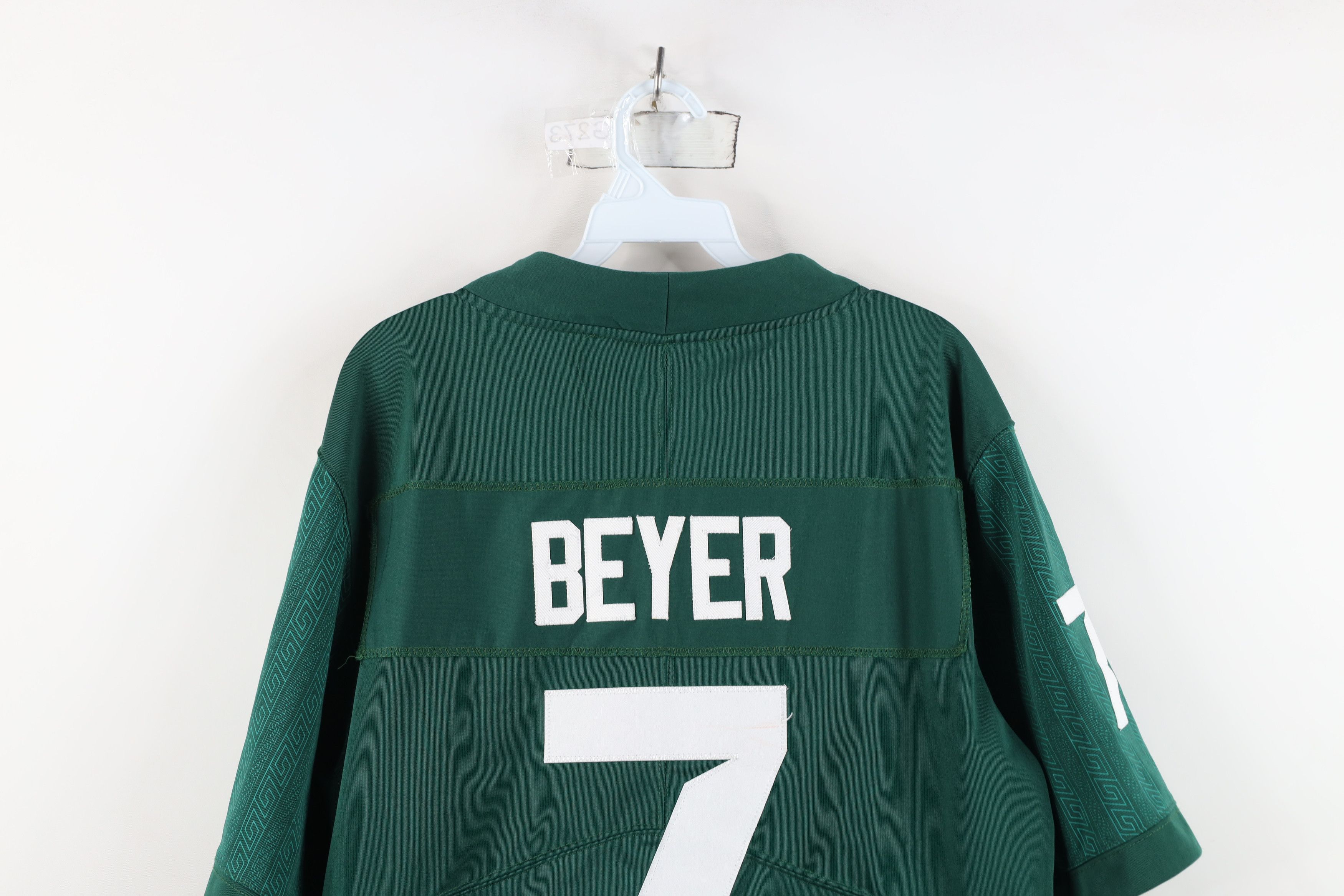 Nike Nike Labe Michigan State University Football Jersey Green #7 Size US S / EU 44-46 / 1 - 15 Thumbnail