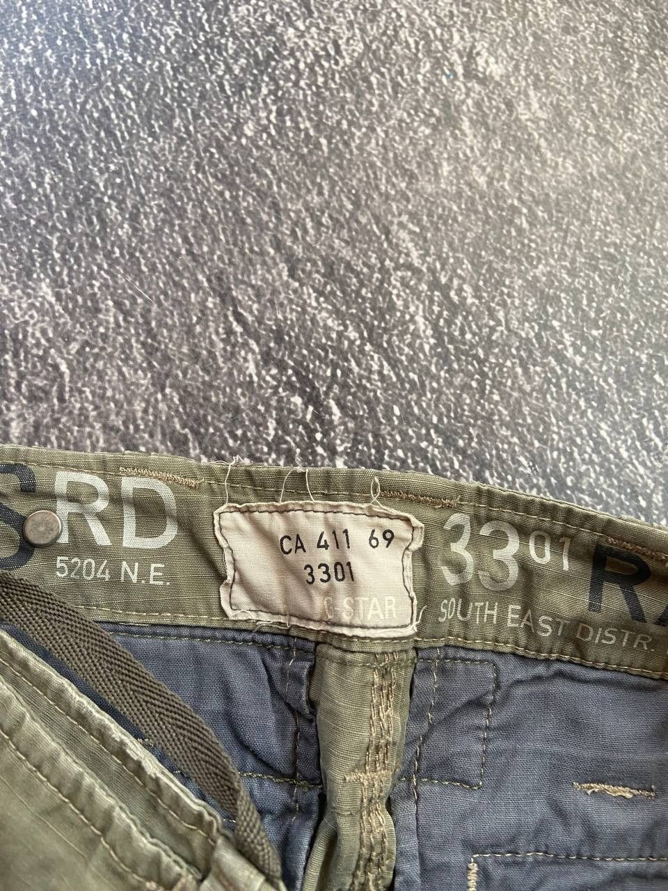 G-Star Vintage G Star Raw Y2K distressed cargo pants Size US 33 - 6 Thumbnail