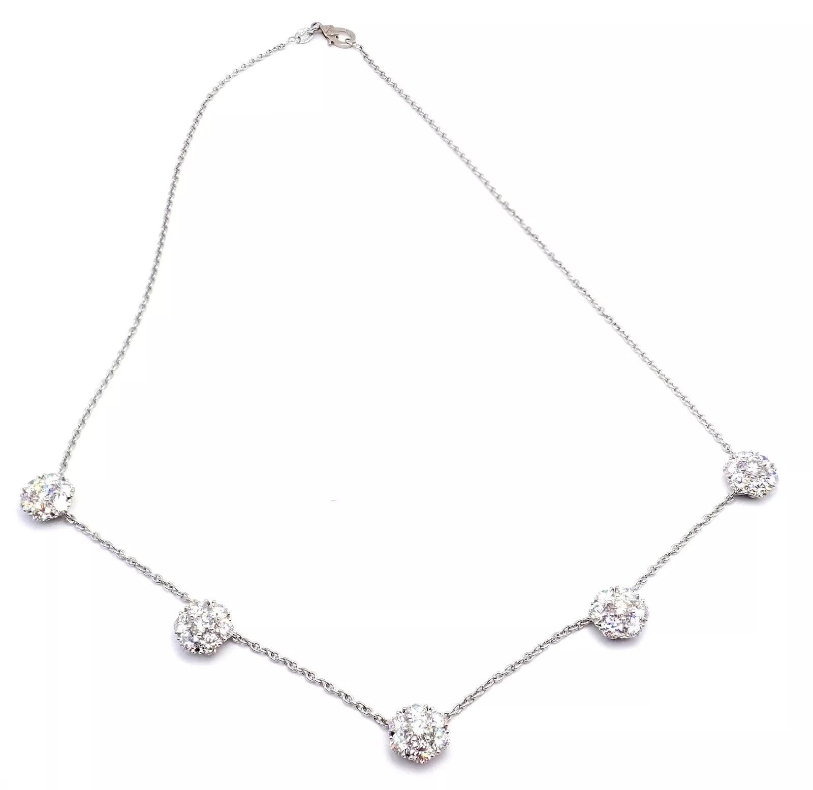 Van Cleef & Arpels Van Cleef & Arpels Platinum Flower Fleurette Necklace Size ONE SIZE - 8 Thumbnail
