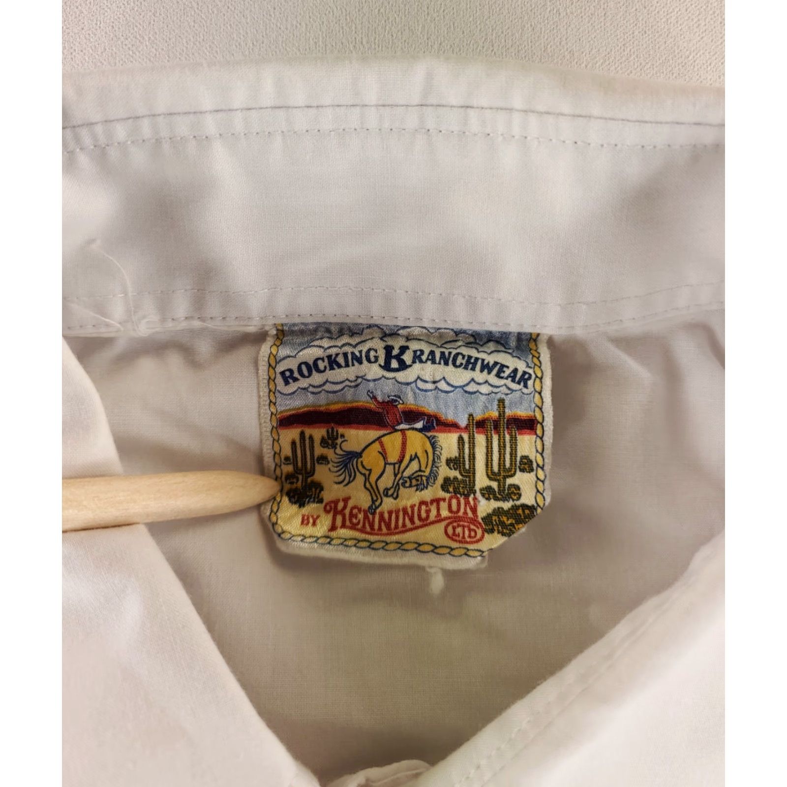 Vintage Rocking K Ranchwear Kennington Pearl Snap Shirt White Embroidered Mens S Rocking K Ranchwear Pearl Snap Shirt White Embroidered Mens S Size US S / EU 44-46 / 1 - 4 Thumbnail