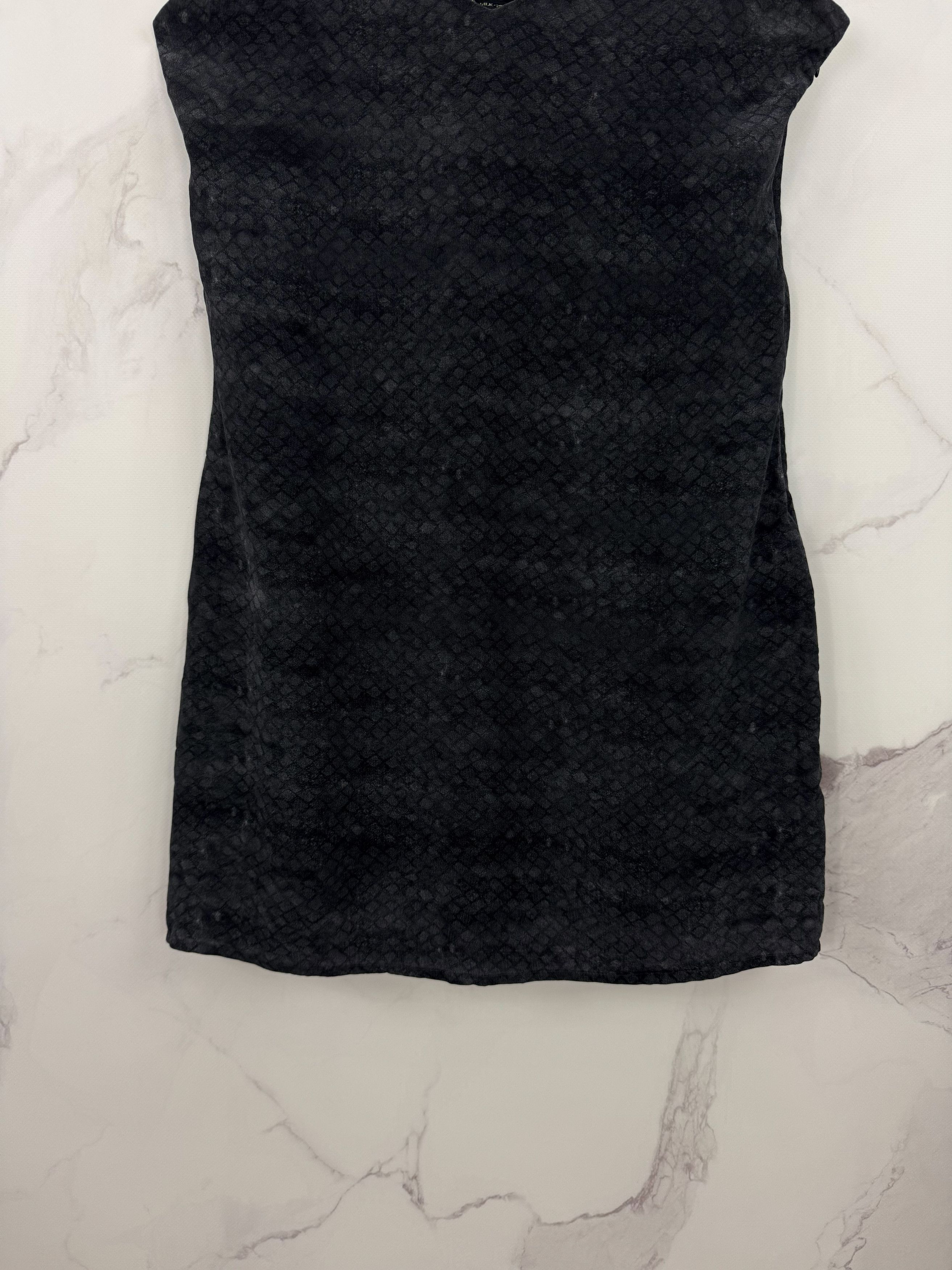 Allsaints AllSaints Snake Pattern Slip Silk Mini Dress Size US 4 EU 36 Size S / US 4 / IT 40 - 3 Thumbnail