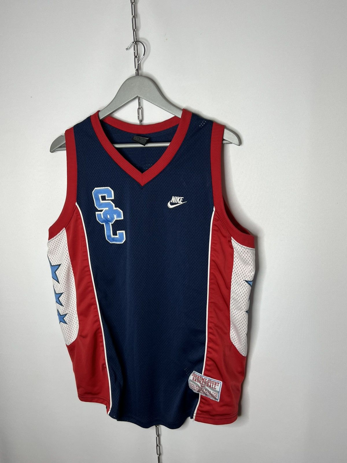 Nike 🔥 Rare Vintage Nike 90s Supreme Court Tank Top Vest #33 🔥 Size US M / EU 48-50 / 2 - 3 Thumbnail