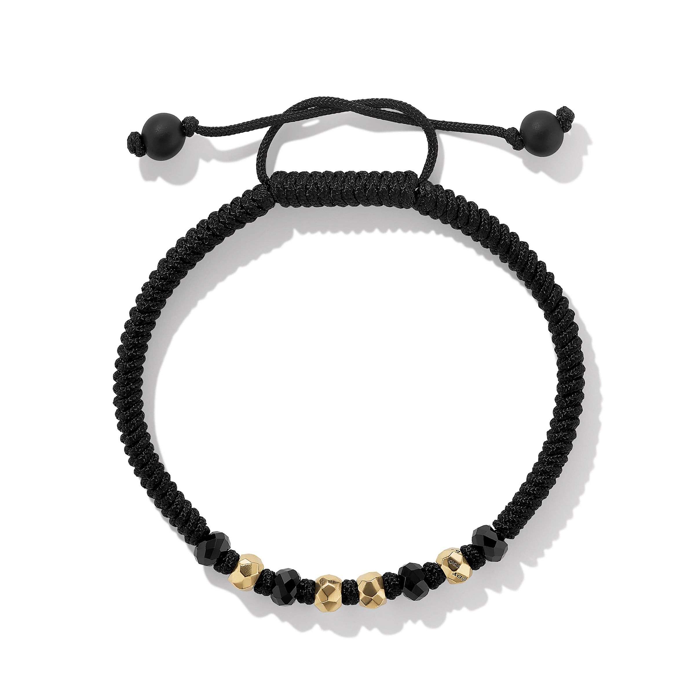 David Yurman oc11z1025 Bracelet in Nylon with Onyx and 18K Yellow Gold Size ONE SIZE - 2 Thumbnail