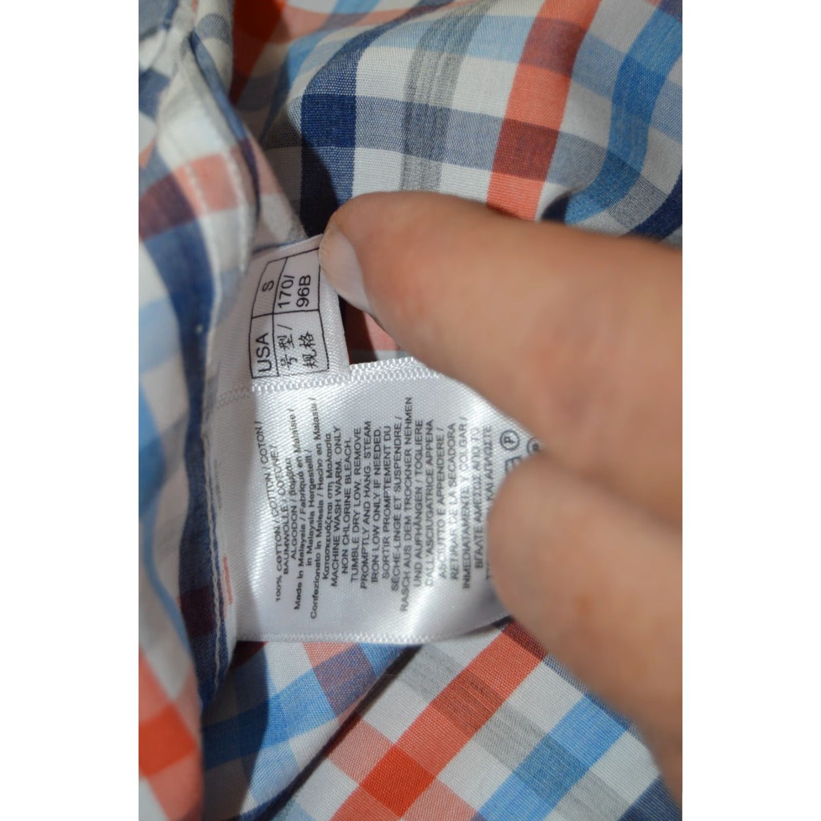 Brooks Brothers Brooks Brothers Madison Men's L/S Shirt SZ S Multicolor Plaid Size US S / EU 44-46 / 1 - 5 Thumbnail
