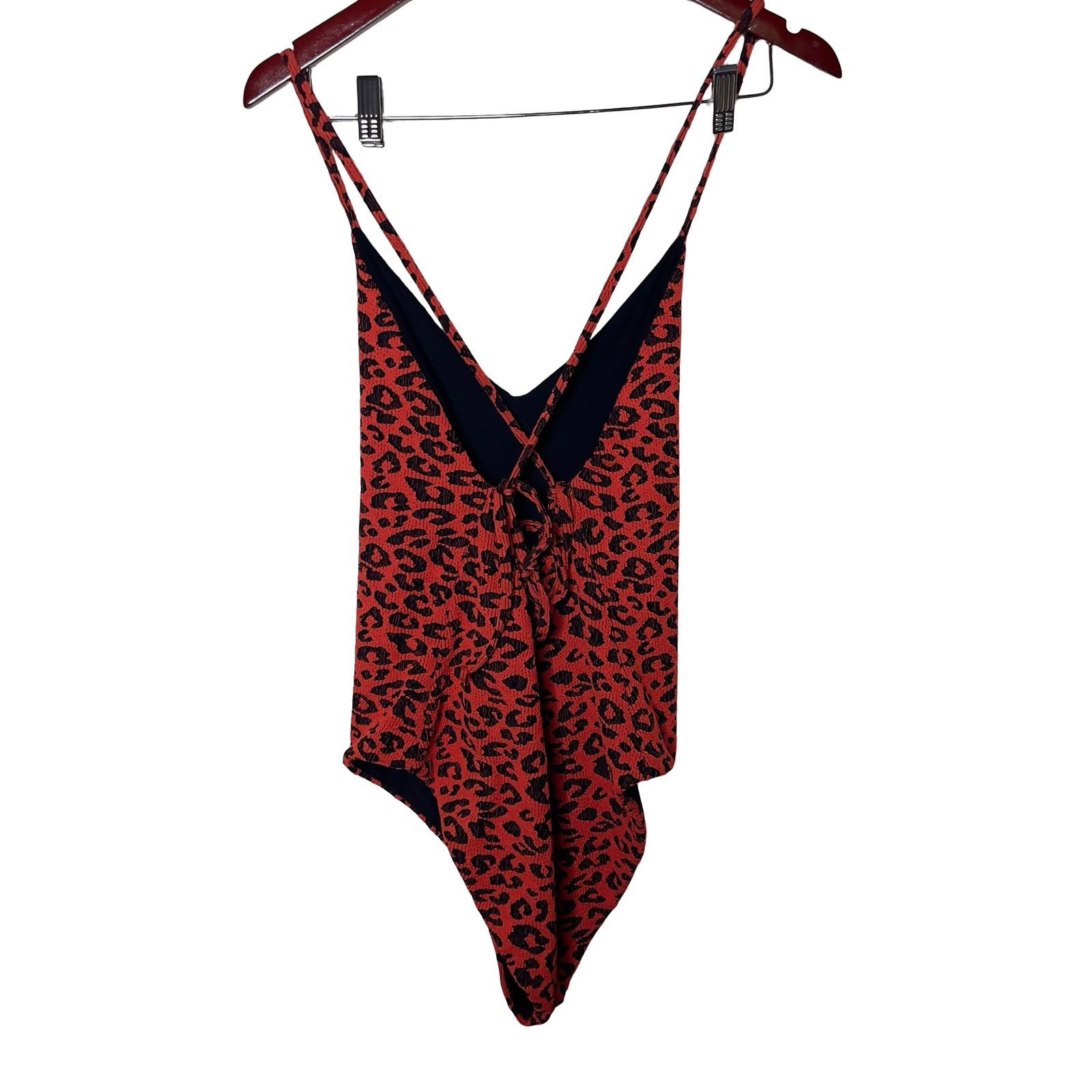 Mara Hoffman Mara Hoffman Emma One Piece Swimsuit Leopard Jacquard sz L Size L / US 10 / IT 46 - 4 Thumbnail