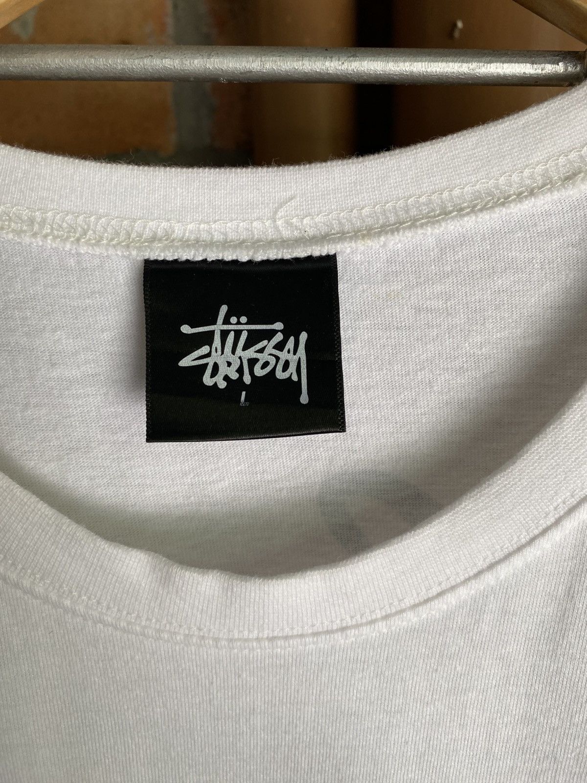Stussy STUSSY White Short-Sleeve Logo T-Shirt Size US L / EU 52-54 / 3 - 3 Thumbnail