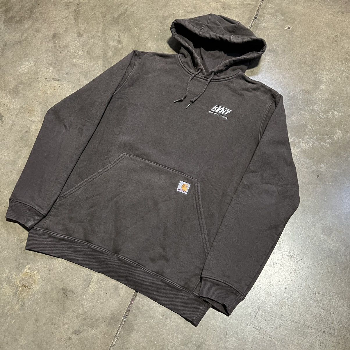 Carhartt Vintage Carhartt Hoodie Sweatshirt Brown Faded Workwear Y2K Size US M / EU 48-50 / 2 - 4 Thumbnail