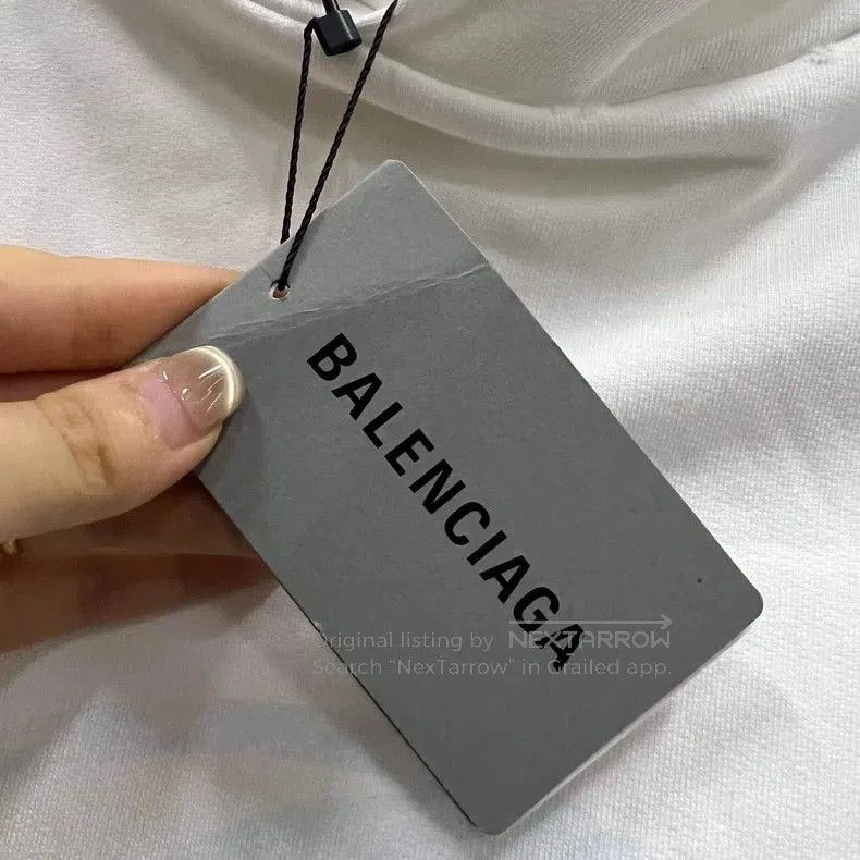Balenciaga Balenciaga White Washed Logo Hoodie. Size US S / EU 44-46 / 1 - 4 Thumbnail