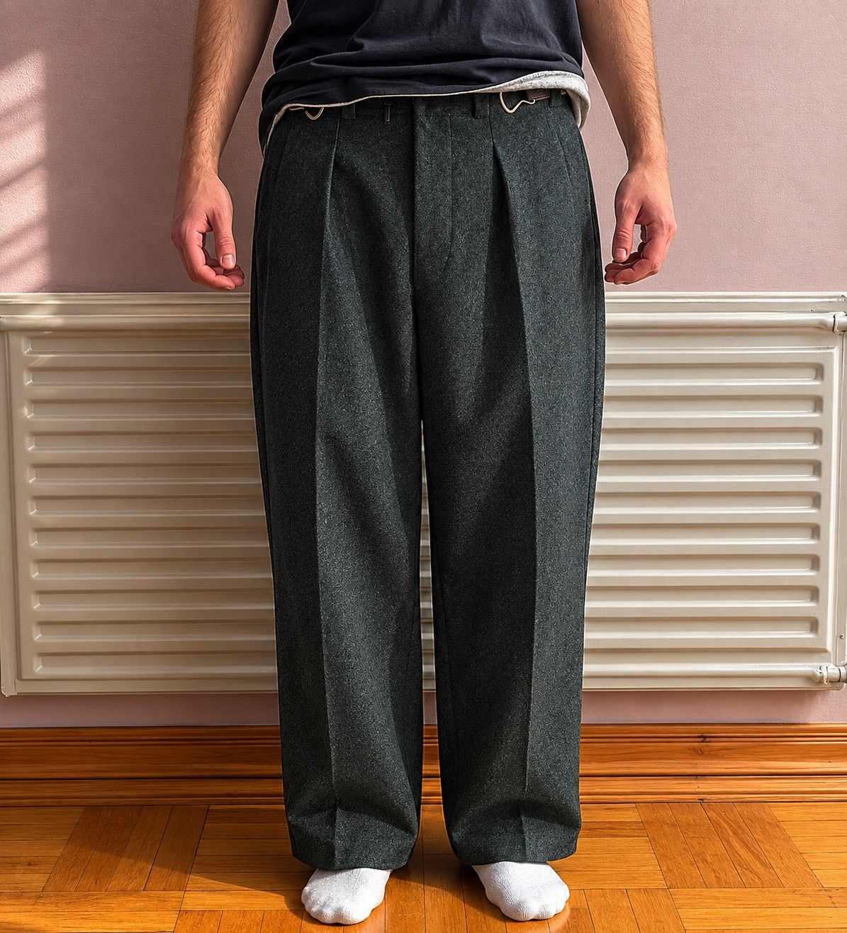 Vintage Vintage 1963 Swiss Army Wool Military Pants Dead Stock Size US 32 / EU 48 - 1 Thumbnail