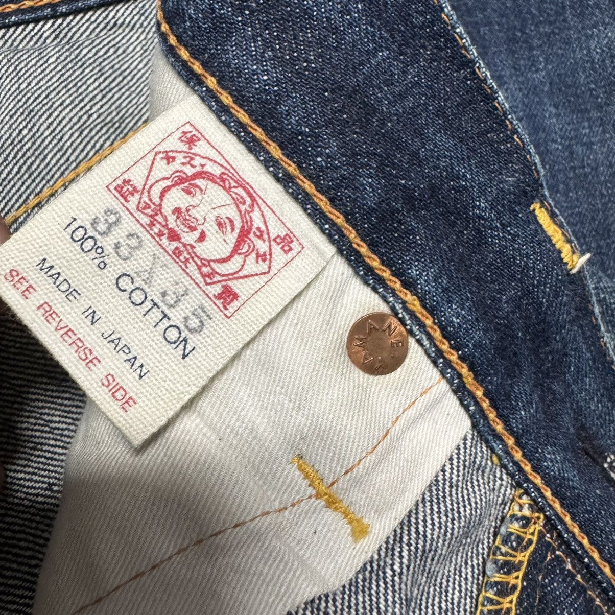 Evisu Vintage Evisu Snake Eyes Daicock Denim Selvedge Jeans Size US 33 - 23 Thumbnail