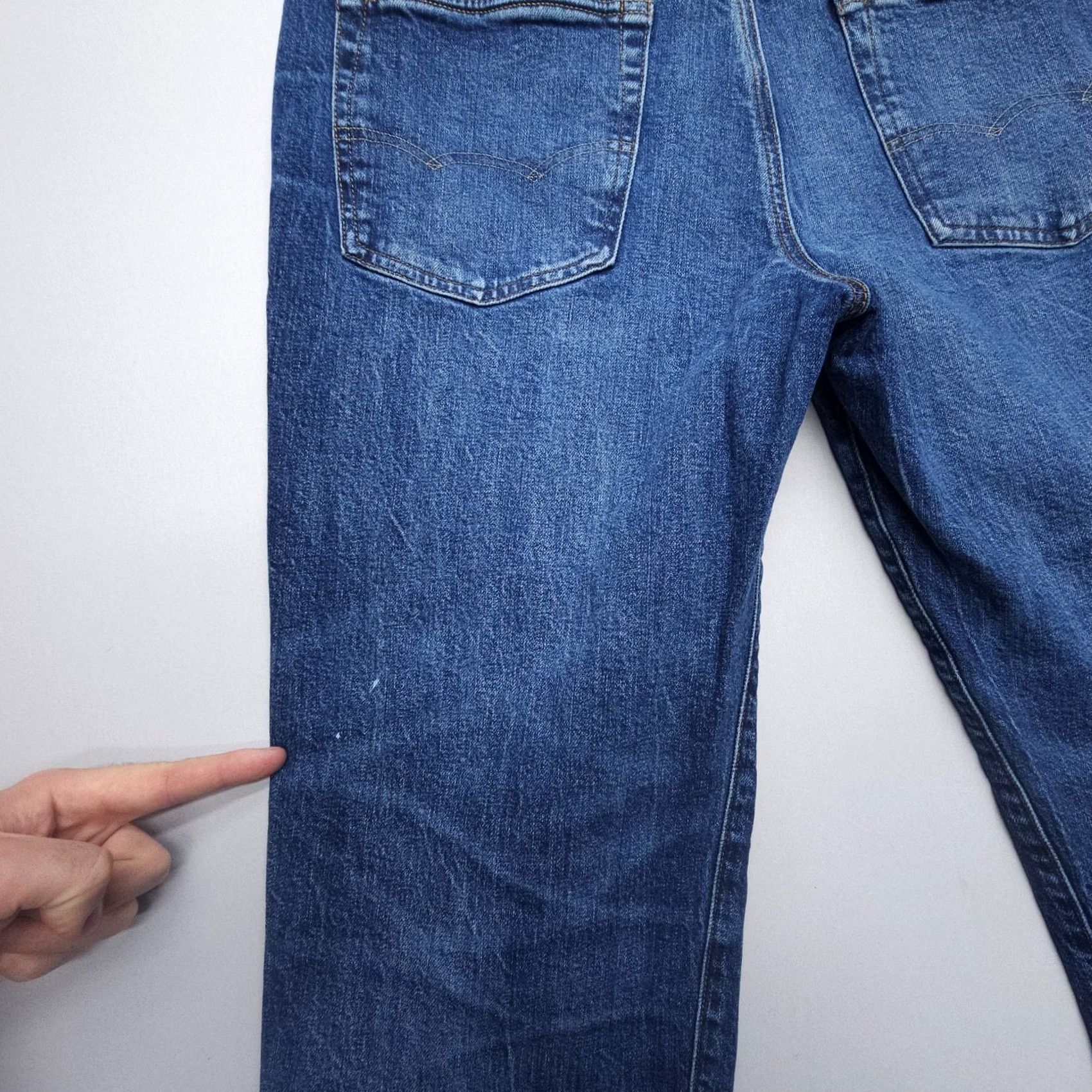 American Eagle Outfitters American Eagle Outfitters Jeans Relaxed Straight Mens 32 x 28 Dark Wash Denim Flex 5-Pocket Pockets Blue Straight Vintage: No Size US 32 / EU 48 - 4 Thumbnail