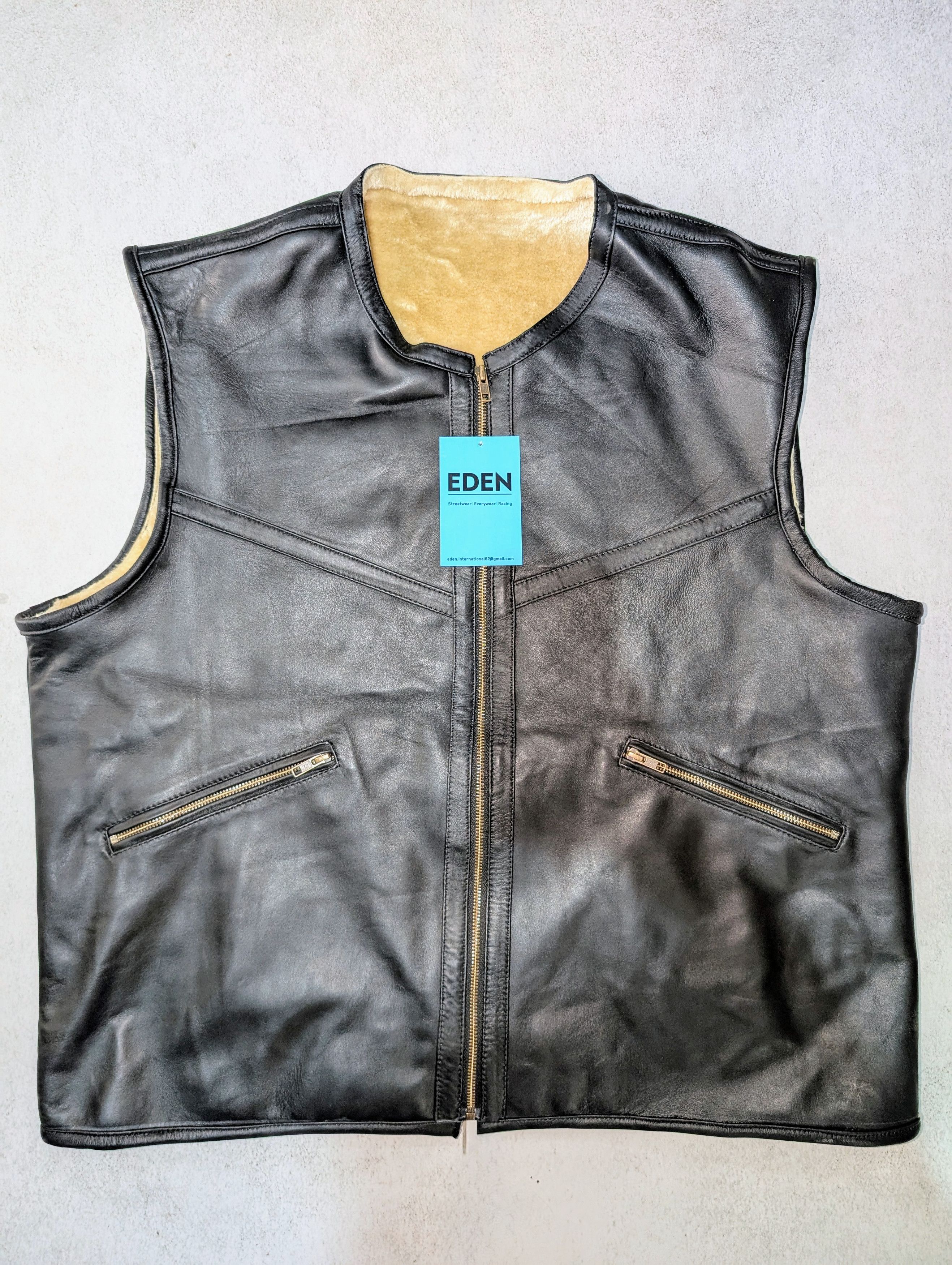 🖤 Versatile Black Leather Vest for Men