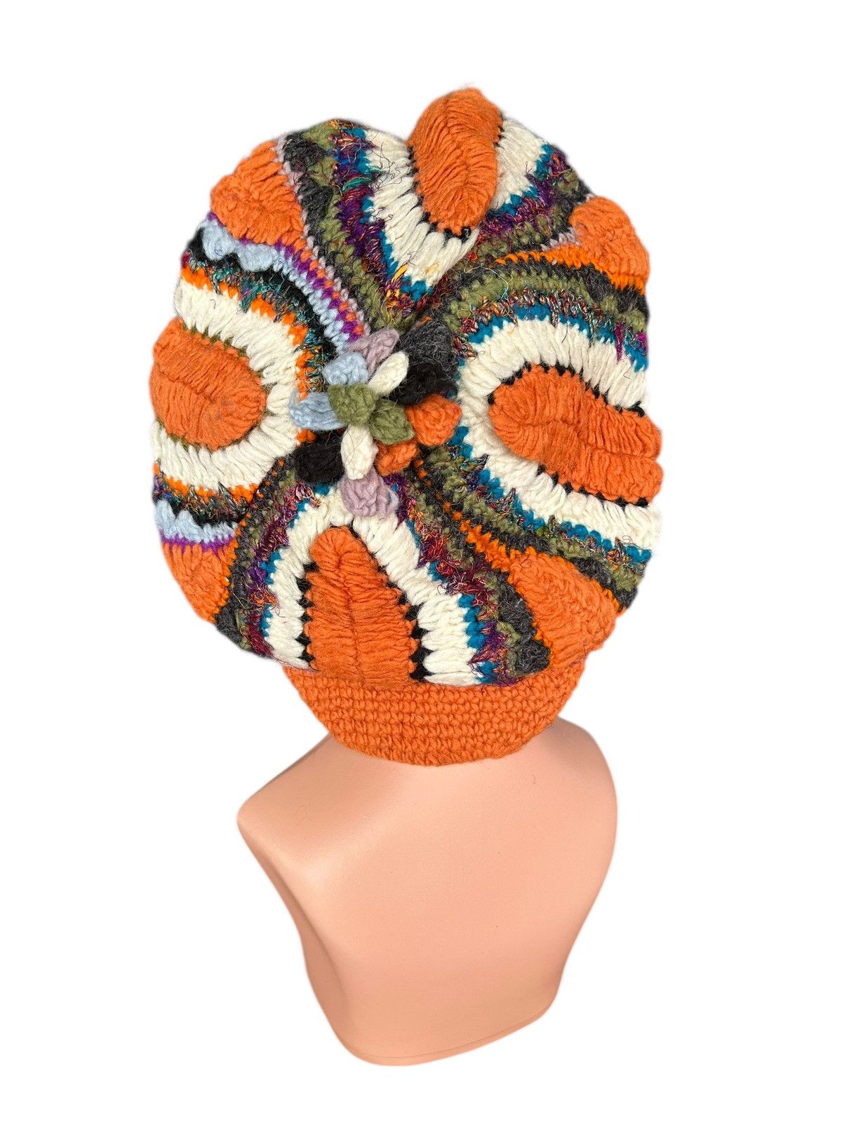 Japanese Brand × Kapital × Vintage Rare Crochet Knitted Handmade Custom Japanese Style big Hats Size ONE SIZE - 11 Thumbnail