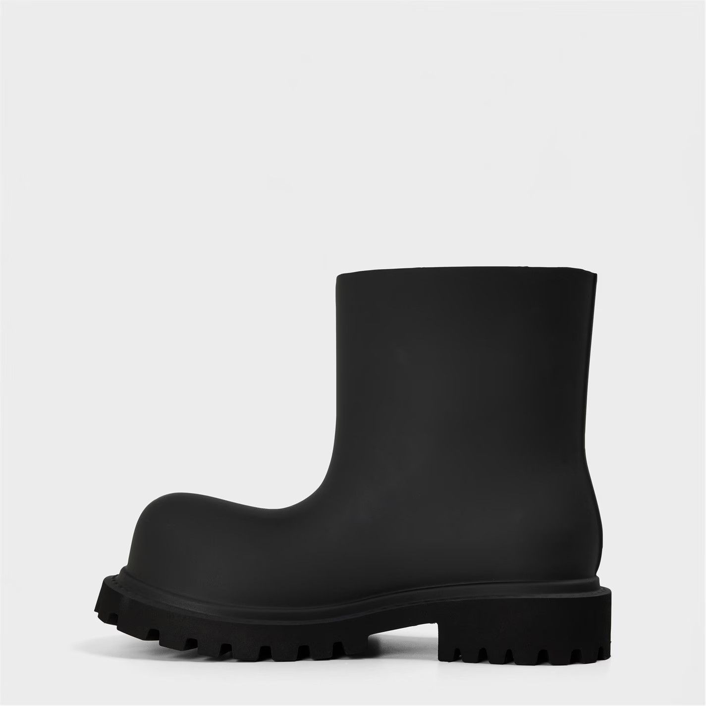 Balenciaga o1g2r1mq0226 Minimalist Flat Ankle Boots In Black Size US 10.5 / IT 40.5 - 2 Thumbnail