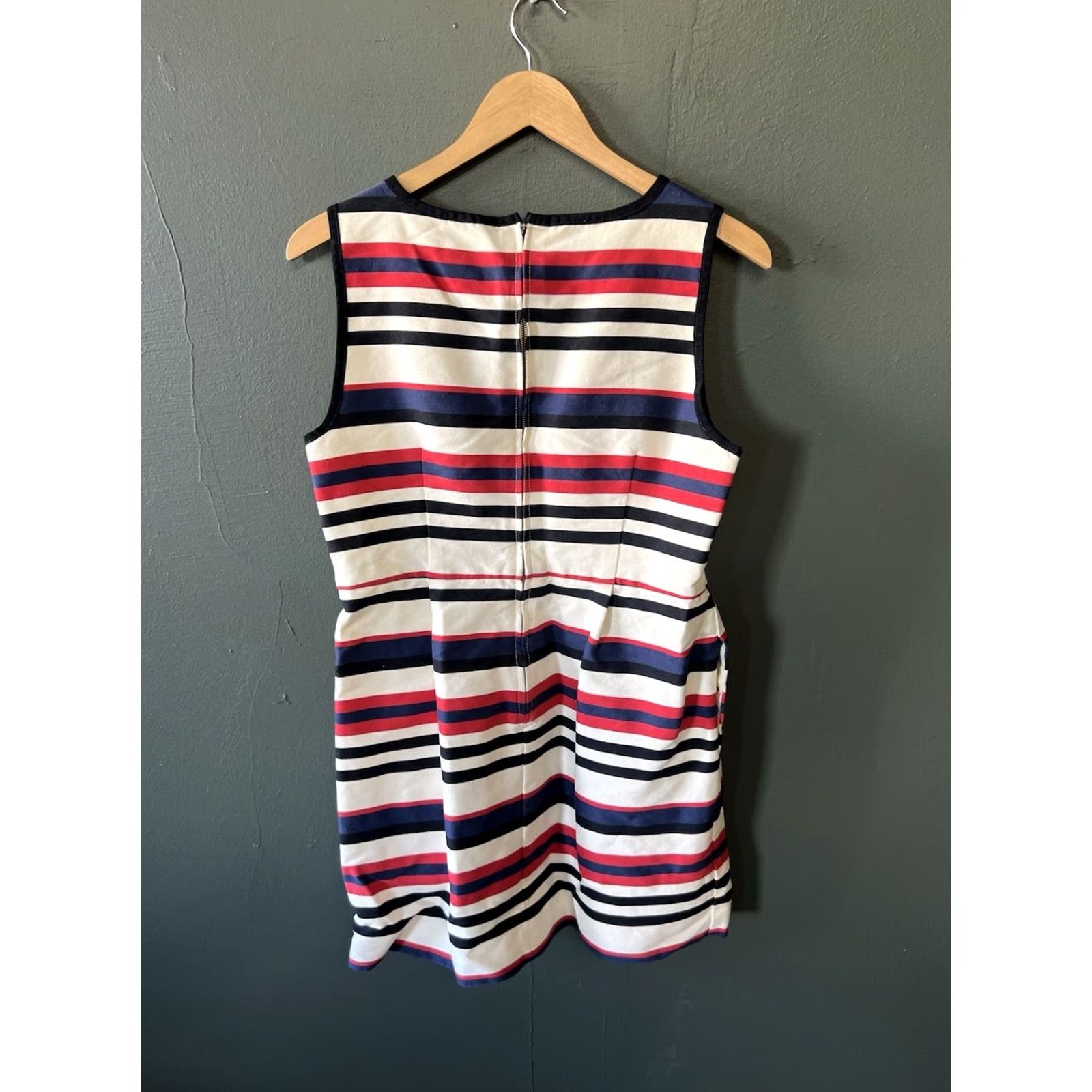 J.Crew J. Crew Womens Multicolor Striped Short Slip Dress Size 12 Size 34" / US 12 / IT 48 - 2 Thumbnail