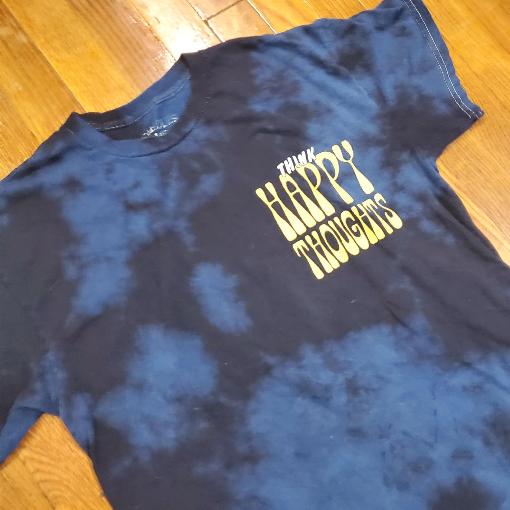 Vintage Assholes Live Forever Shirt Mens M Blue Think Happy Thoughts Graphic Tee Size US M / EU 48-50 / 2 - 4 Thumbnail