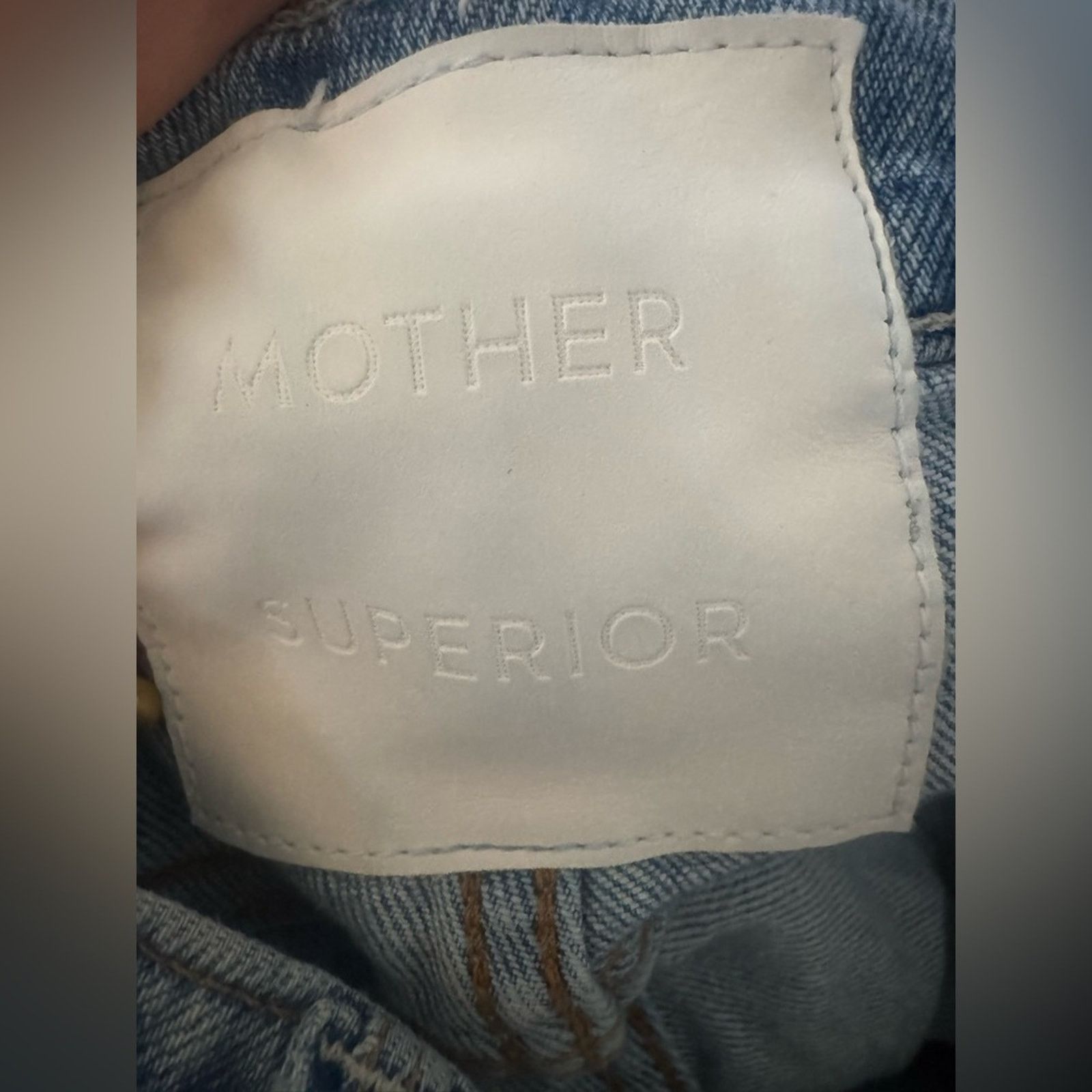 MOTHER MOTHER $258 The Tomcat Distressed Straight Leg Jeans size 32 Size 32" / US 10 / IT 46 - 15 Thumbnail