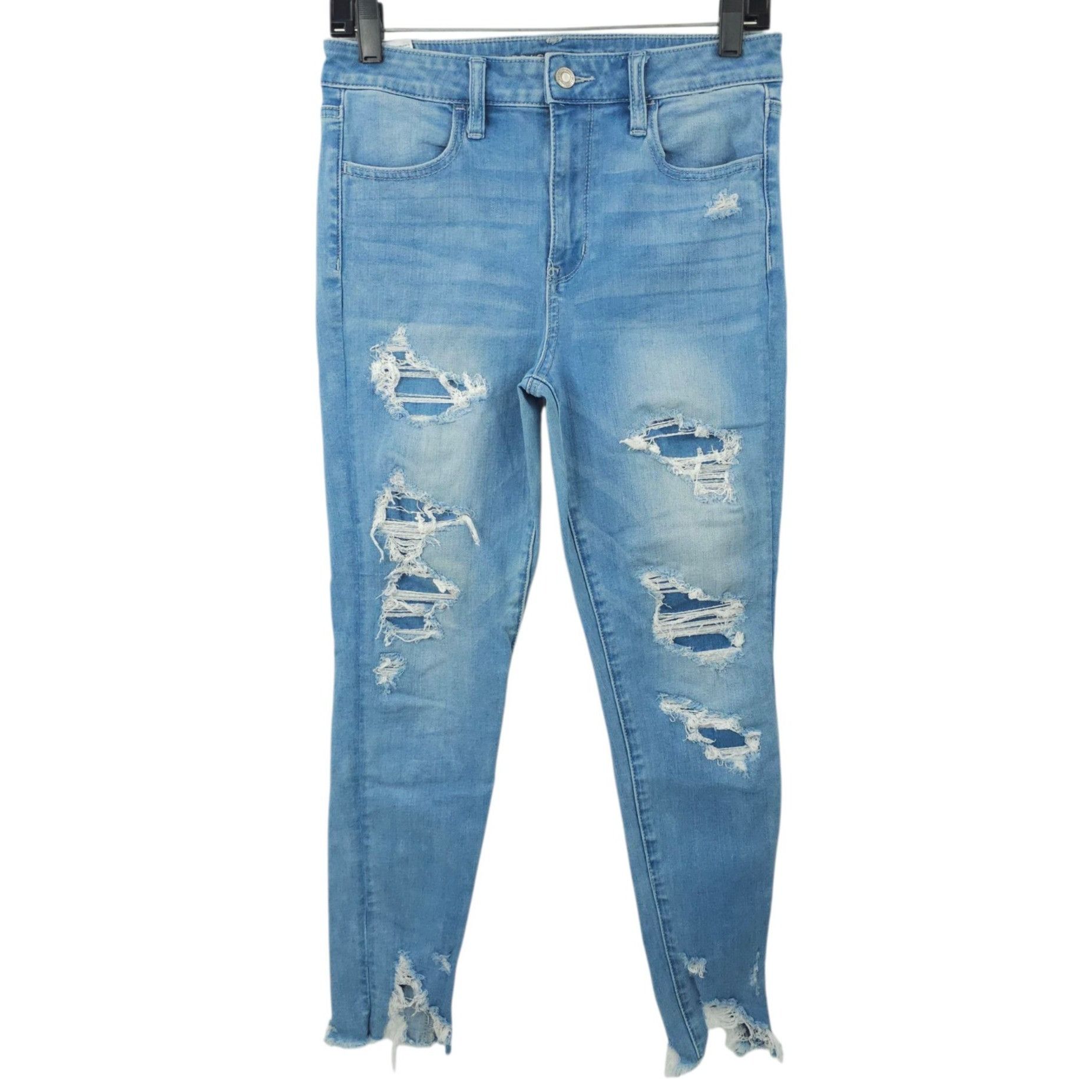 American Eagle Outfitters American Eagle 360 Next Level Stretch Super Hi Rise Jegging Size 30" / US 8 / IT 44 - 1 Thumbnail