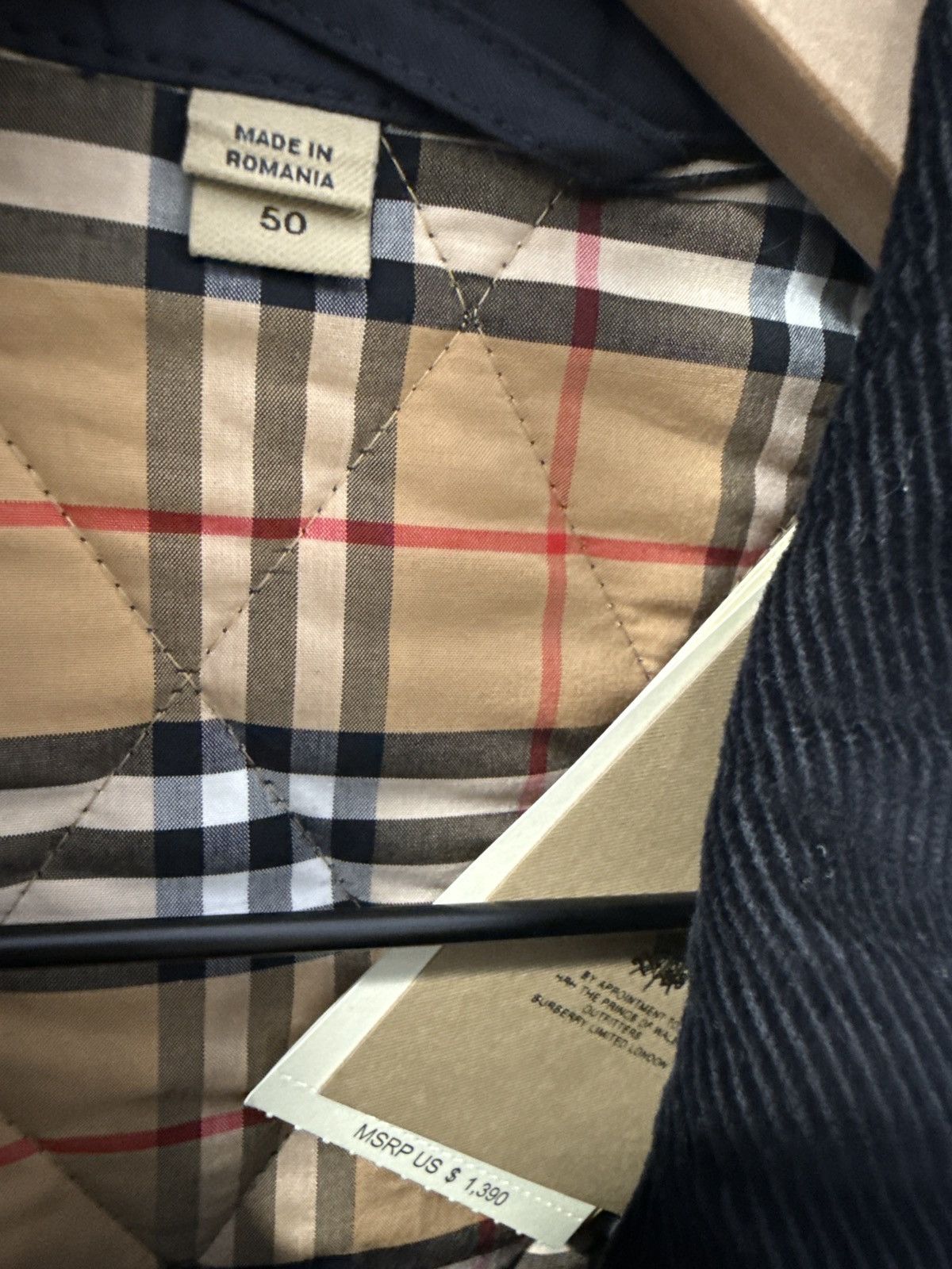 Burberry BURBERRY QUILTED REGAN JACKET *NEW WITH TAG Size XL / US 12-14 / IT 48-50 - 6 Thumbnail