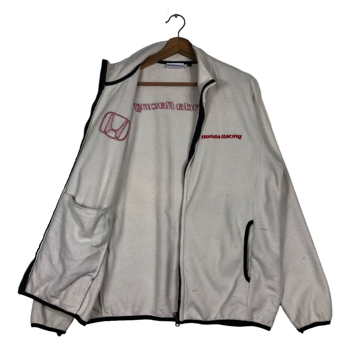 Honda 🔥Vintage Honda Racing Zipper Jacket Big Logo Size US XL / EU 56 / 4 - 11 Thumbnail