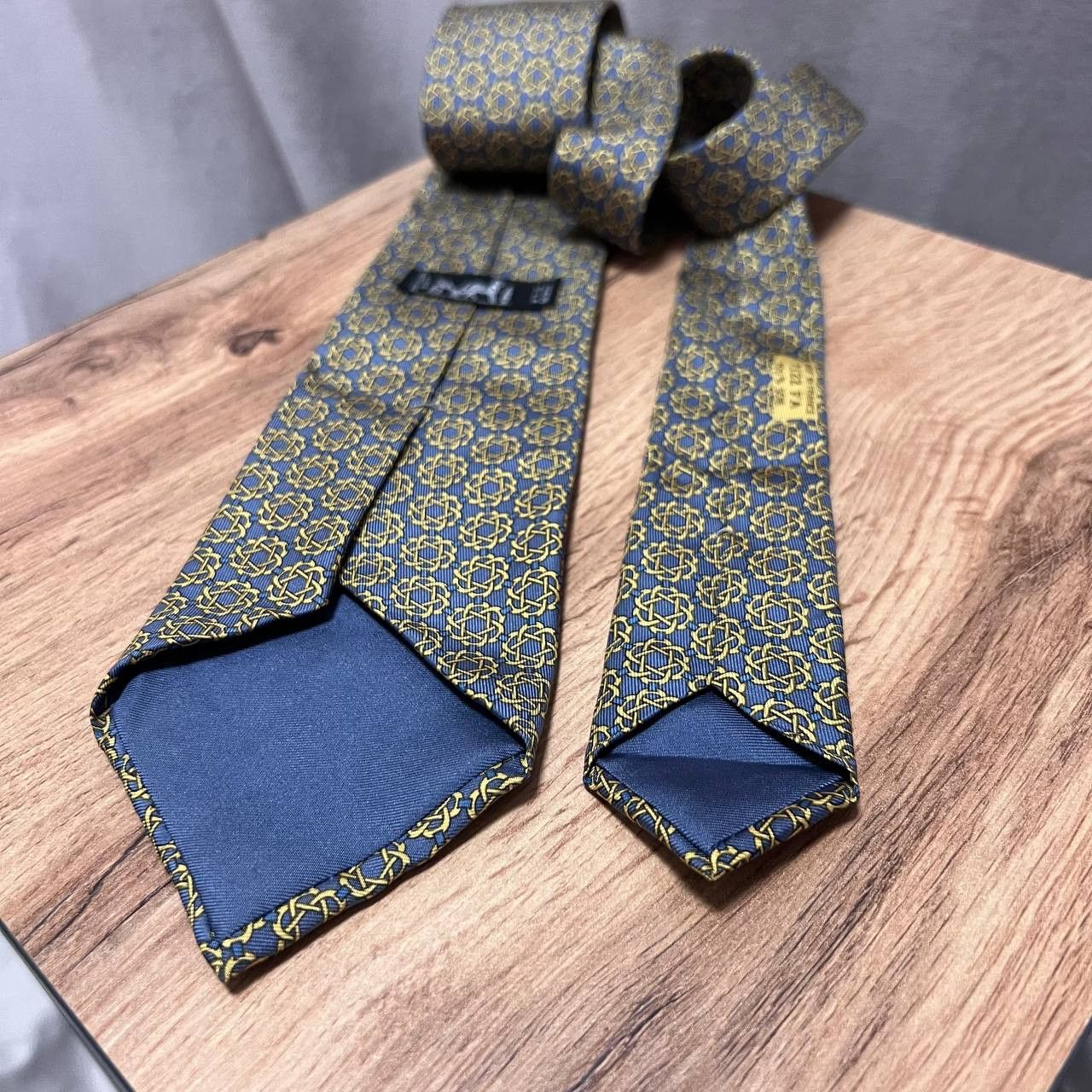 Hermes Vintage Hermes Silk Tie 7122 FA Made in France Size ONE SIZE - 5 Thumbnail